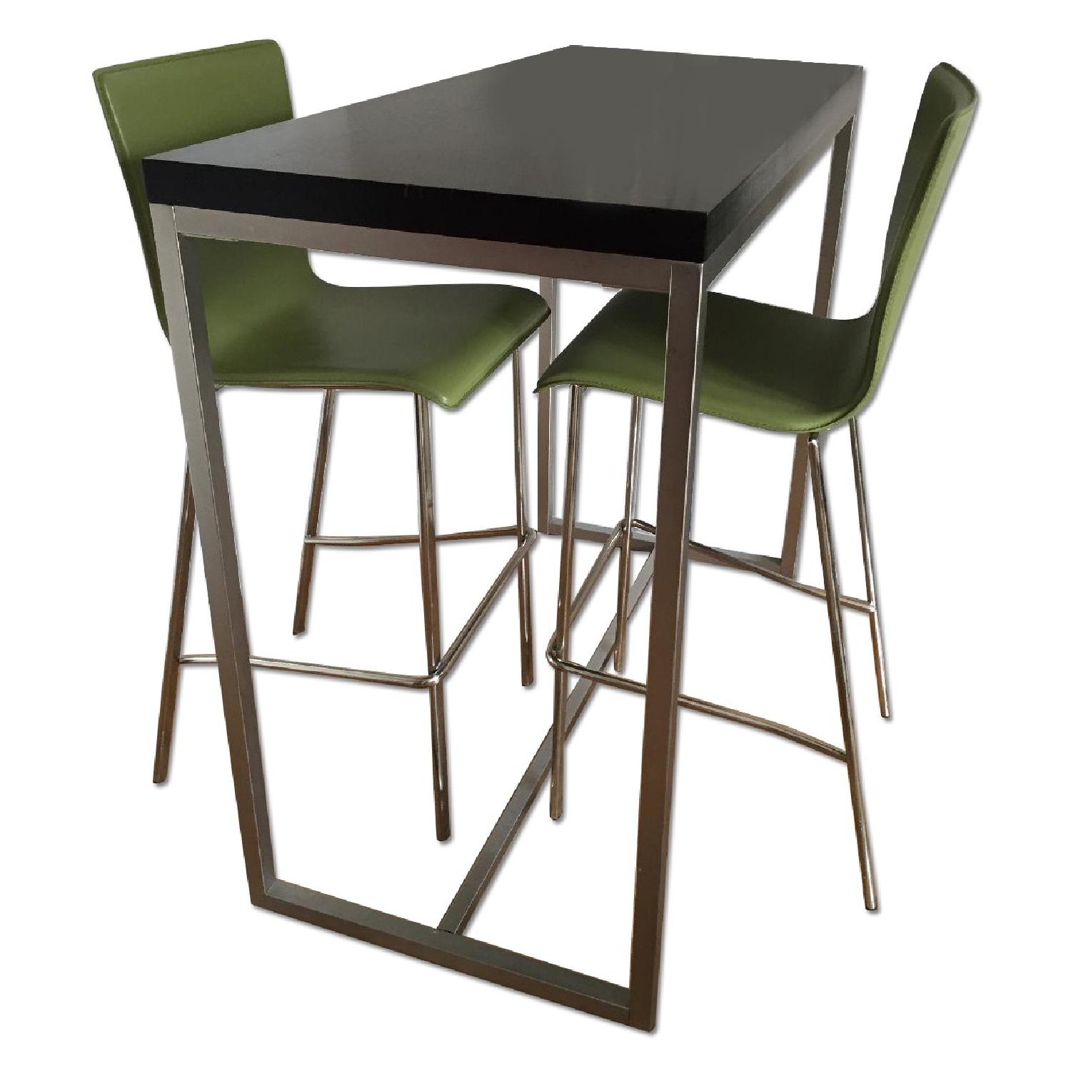 CB2 High Dining Table AptDeco