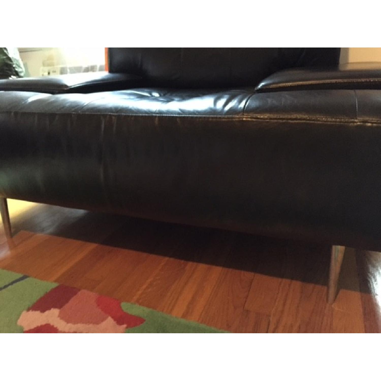 Natuzzi Leather Armchair - image-4