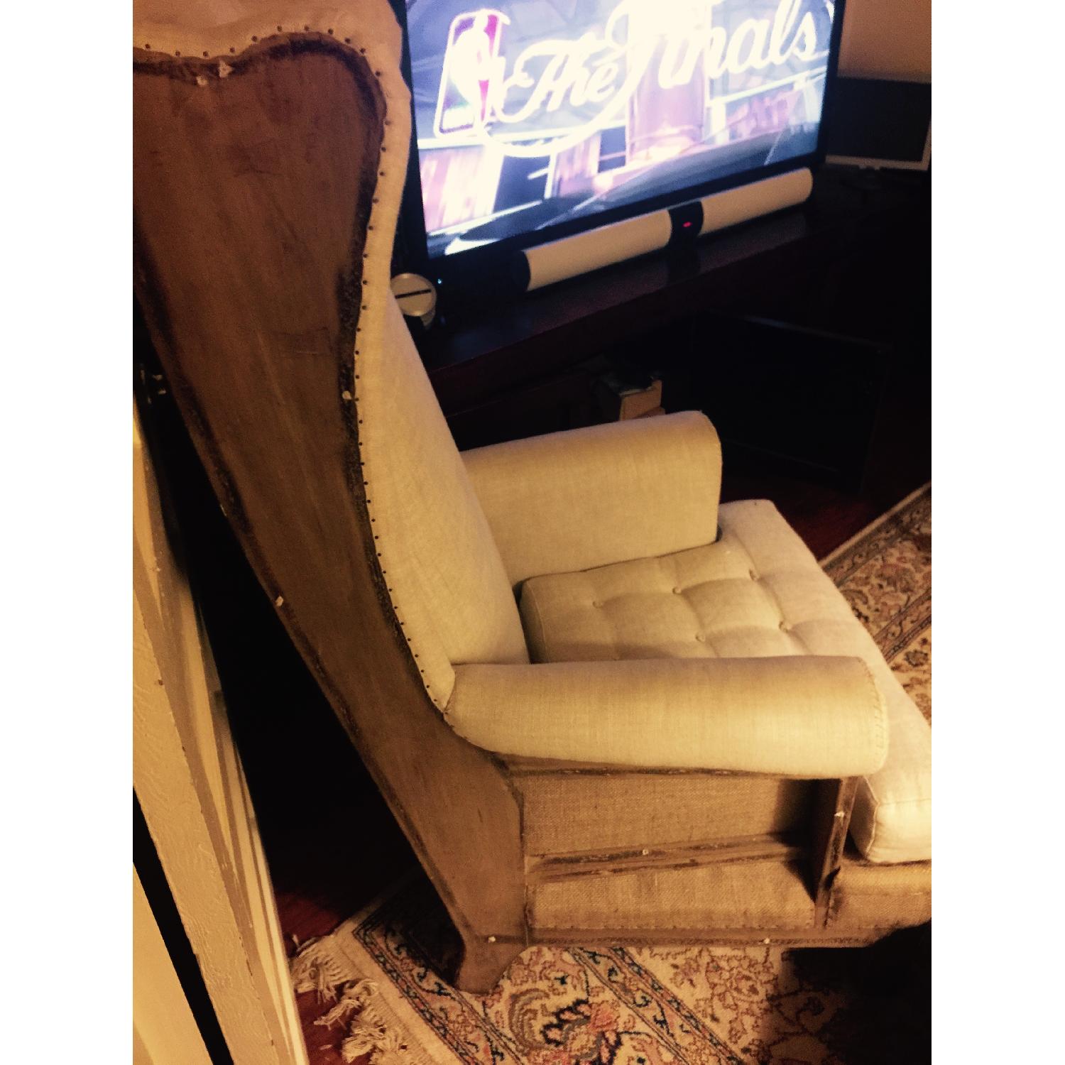 Restoration Hardware Deconstructed Highback Wing Chair - image-1