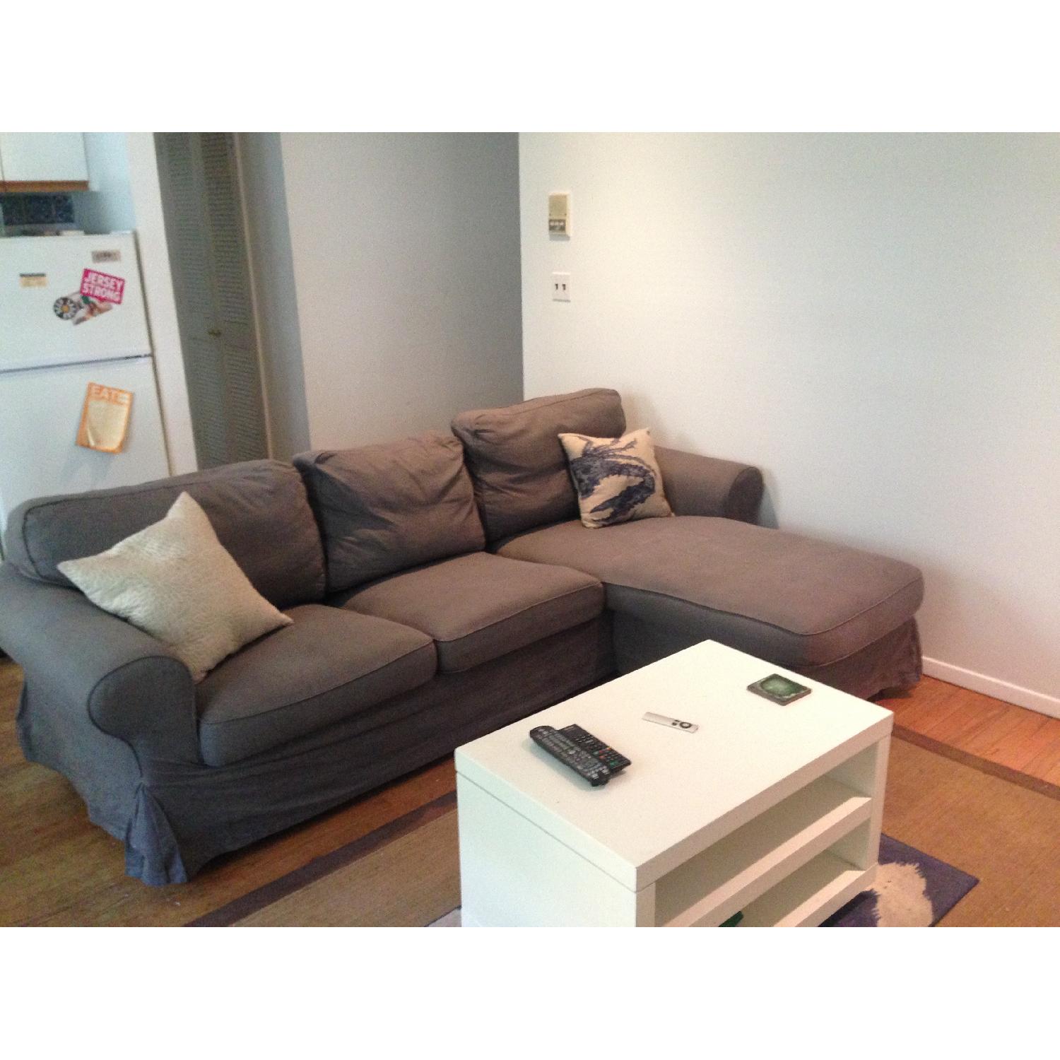 Ikea Ektorp Loveseat & Chaise - image-1