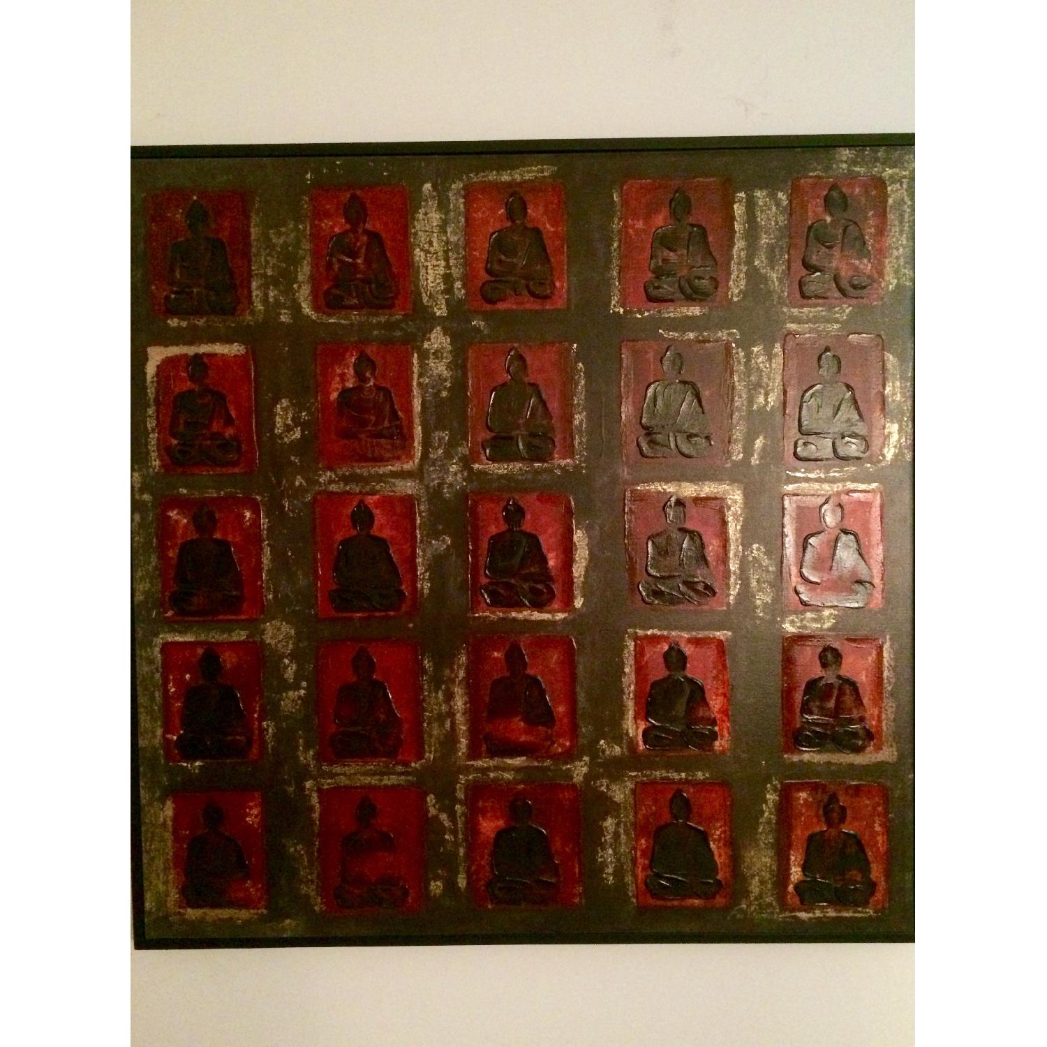 Pottery Barn Buddha Hanging Art - image-2