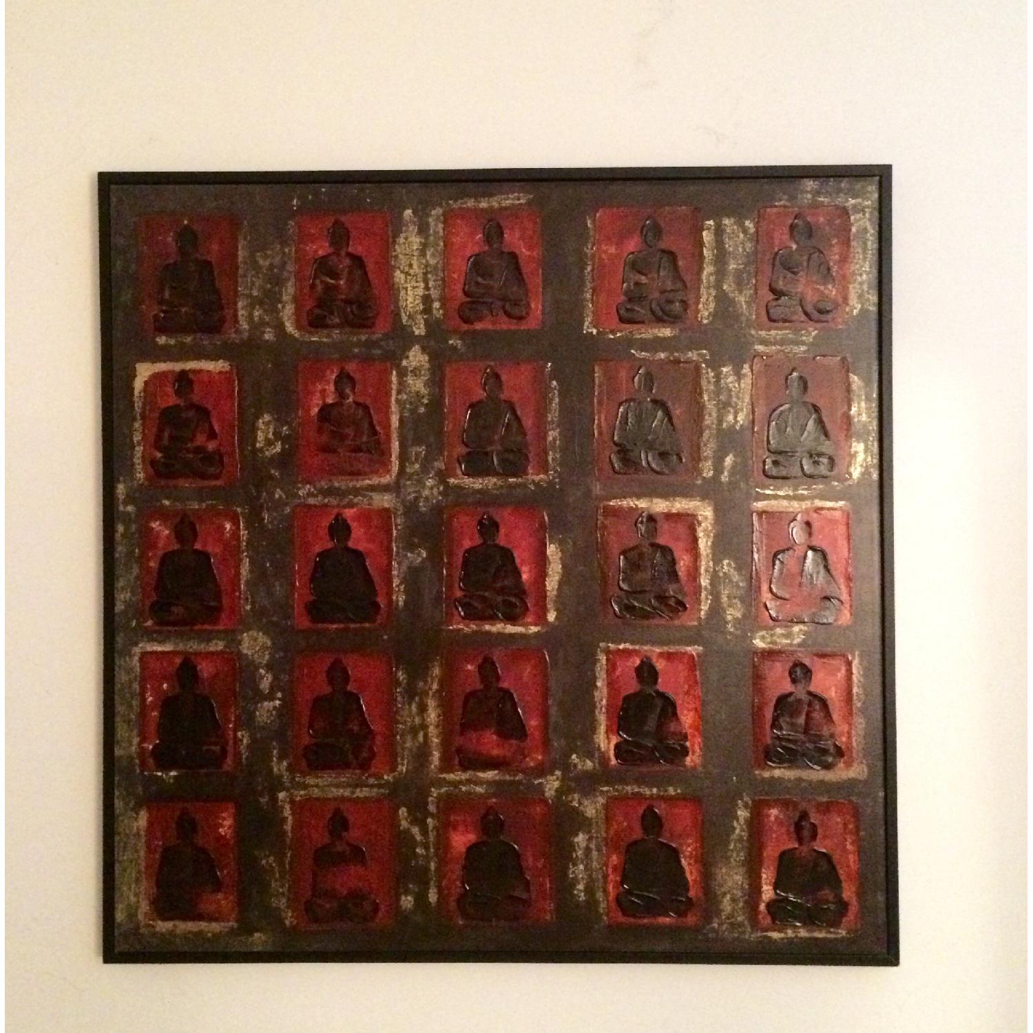 Pottery Barn Buddha Hanging Art - image-3