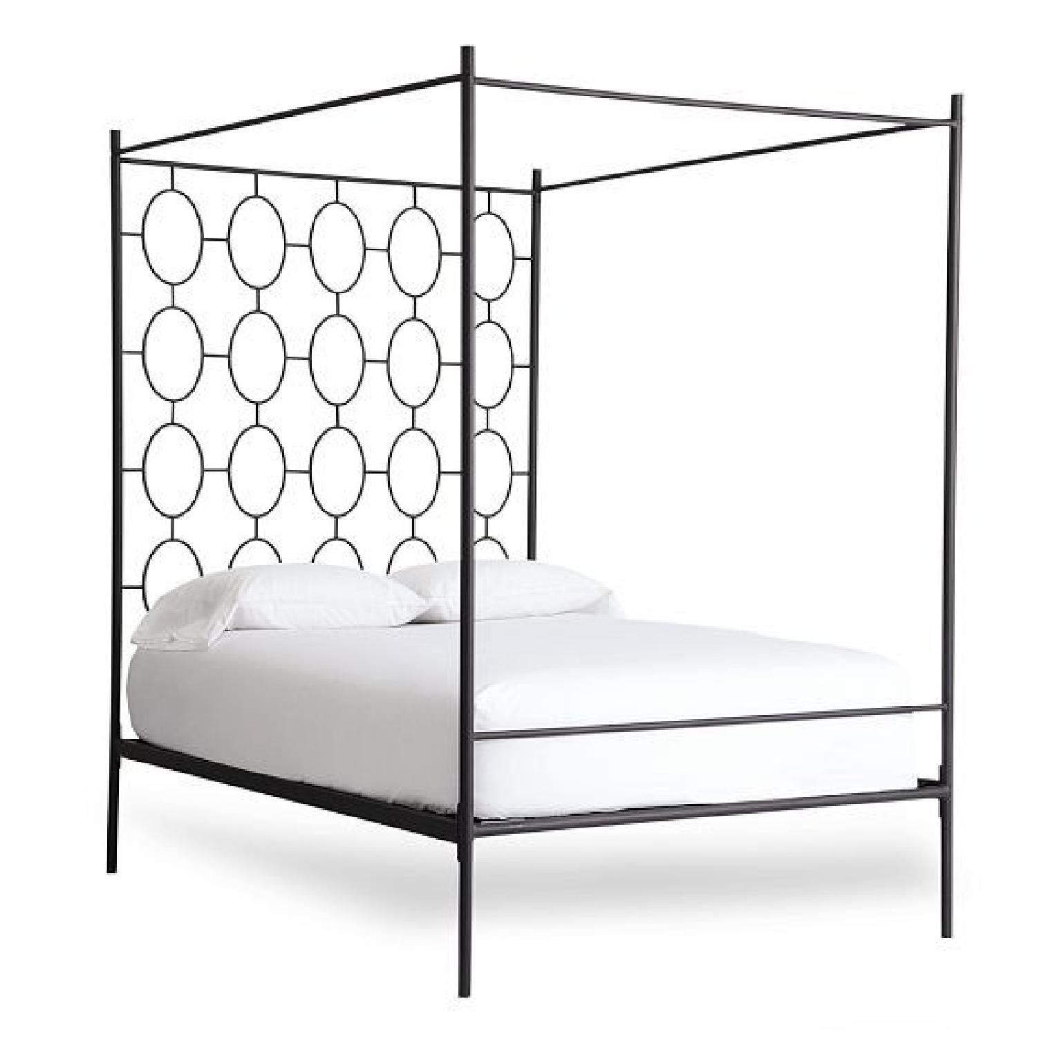 West Elm Canopy Queen Size Bed - image-2
