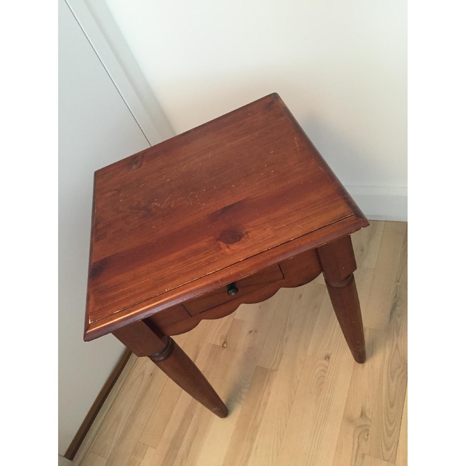Pier 1 Wood Side Table - image-2