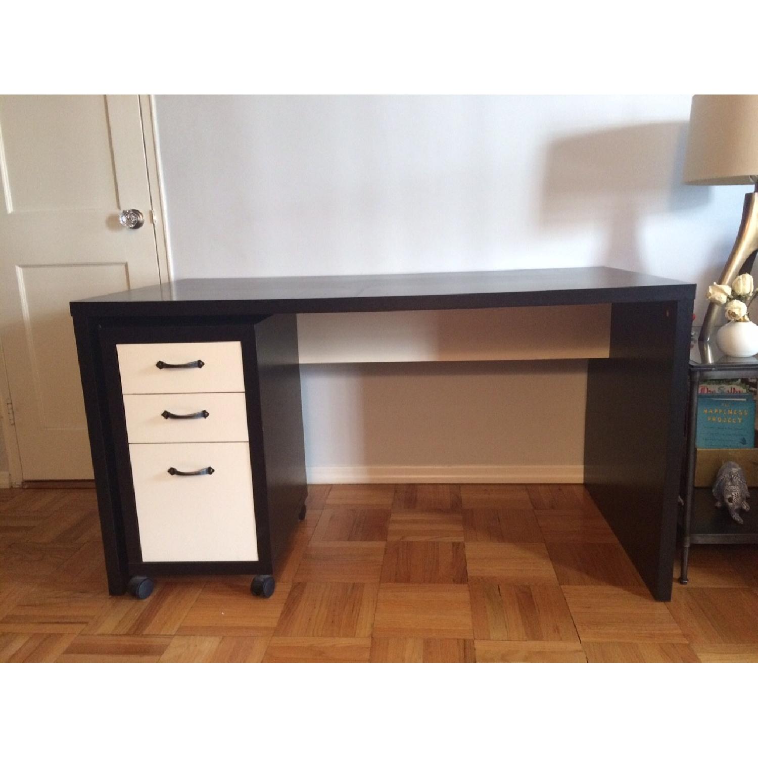 Ikea Wooden Office Desk - image-1