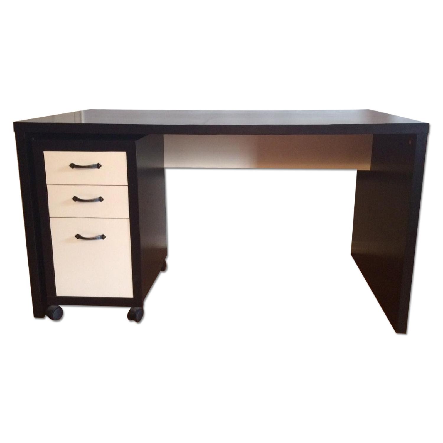 Ikea Wooden Office Desk - image-0