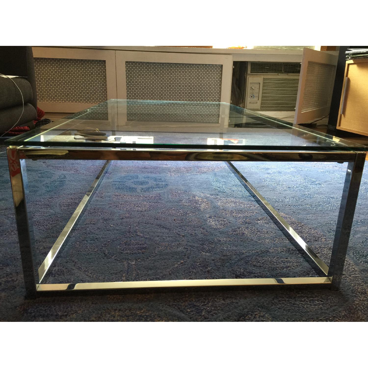 CB2 Smart Glass Coffee Table - image-3