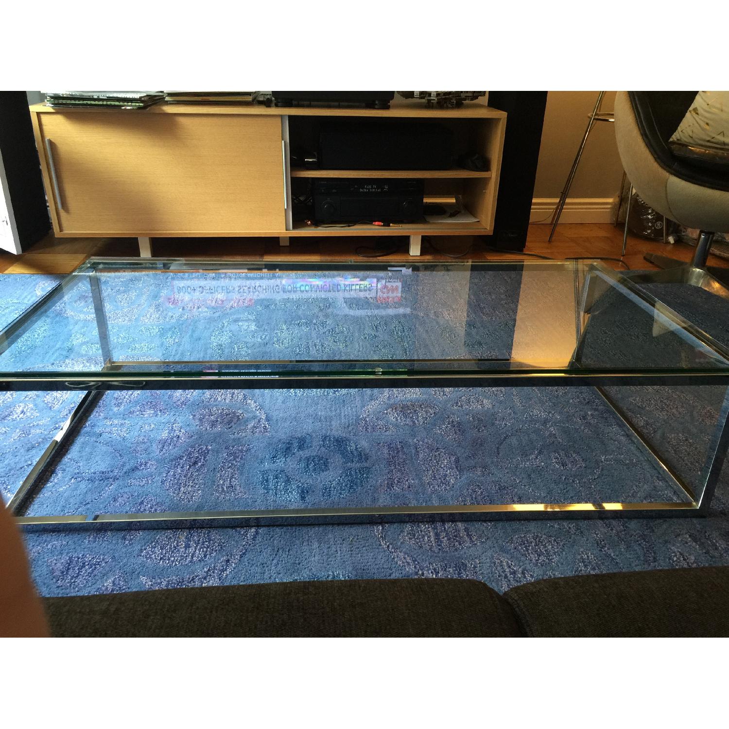CB2 Smart Glass Coffee Table - image-4