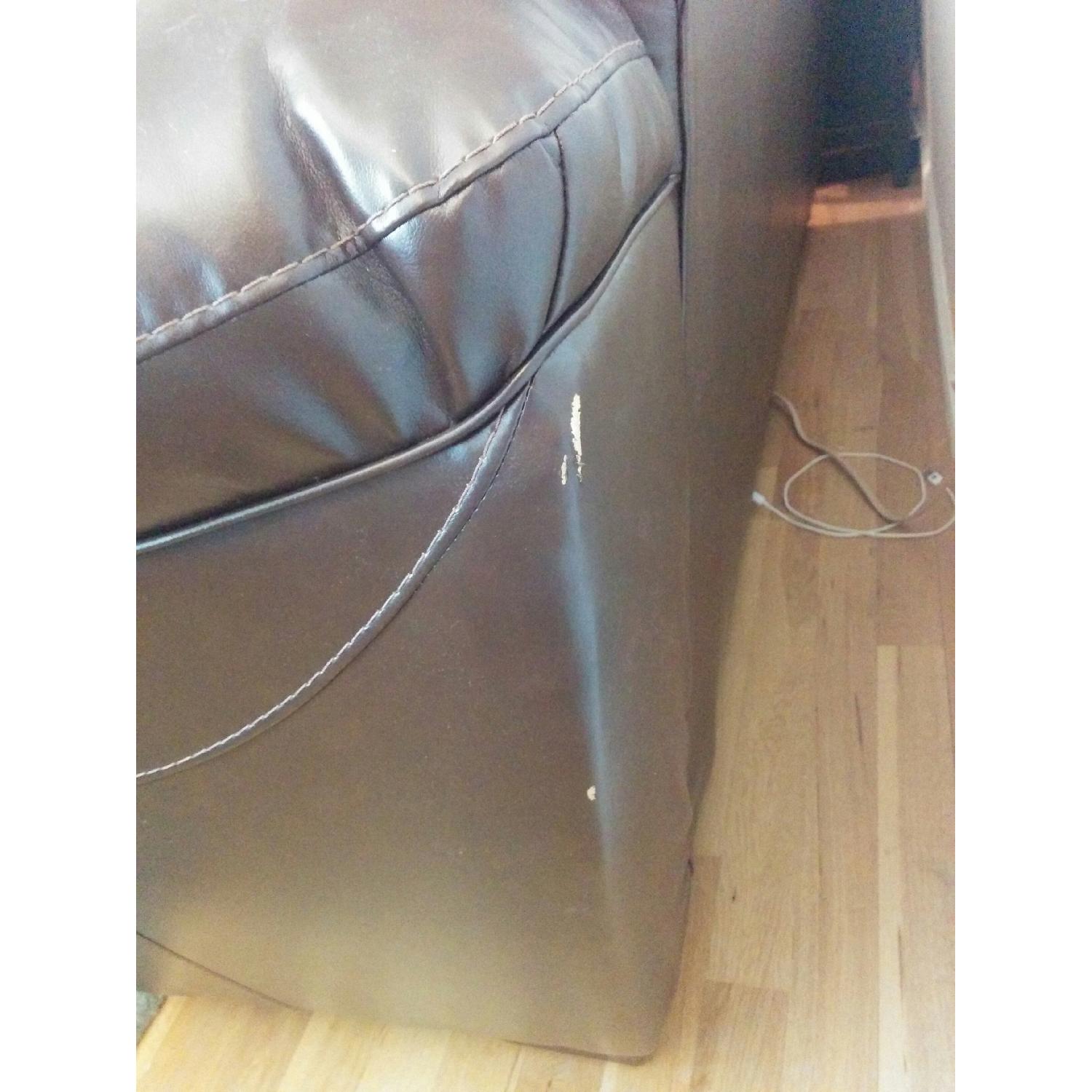 Ashley's Brown Durablend Sofa - image-4