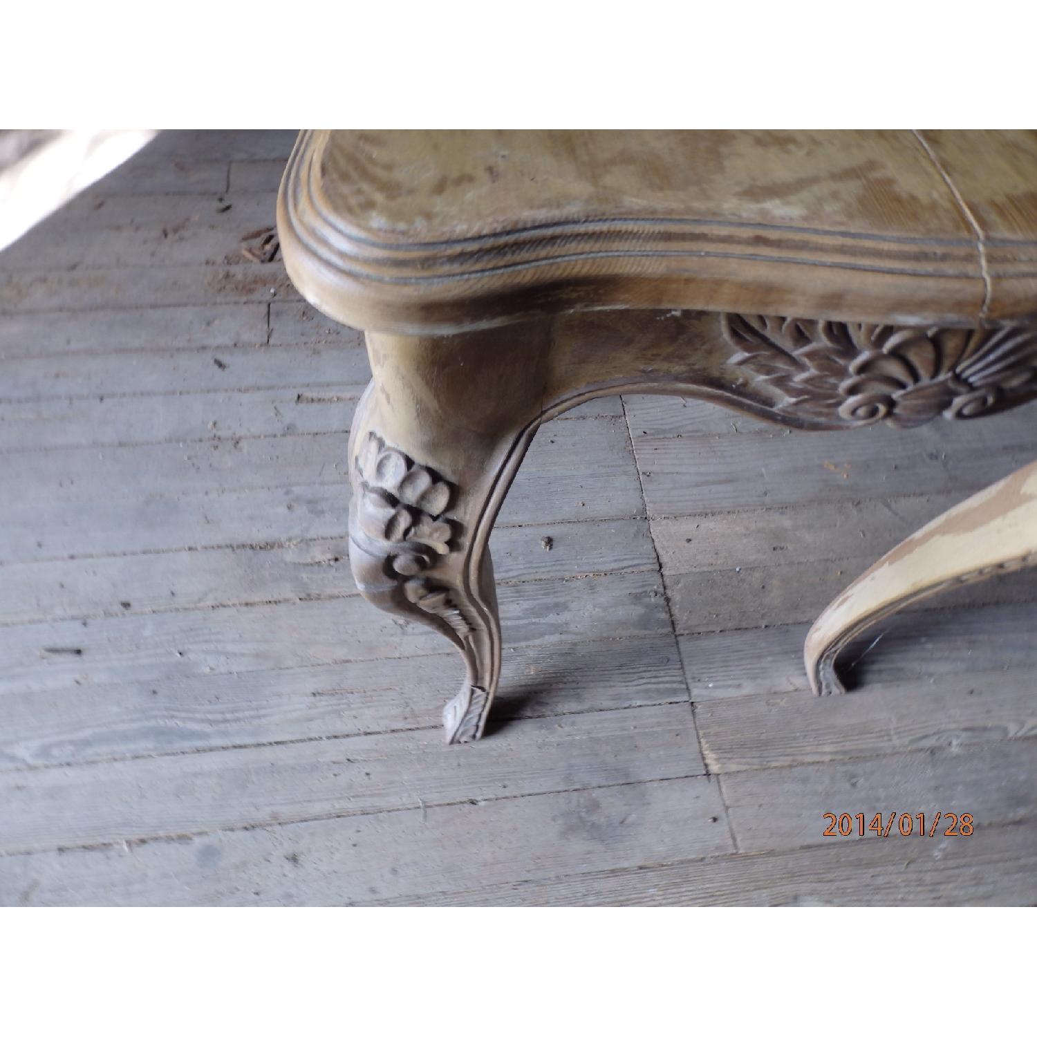Side Table with Carved Cabriole Legs and Apron - image-6