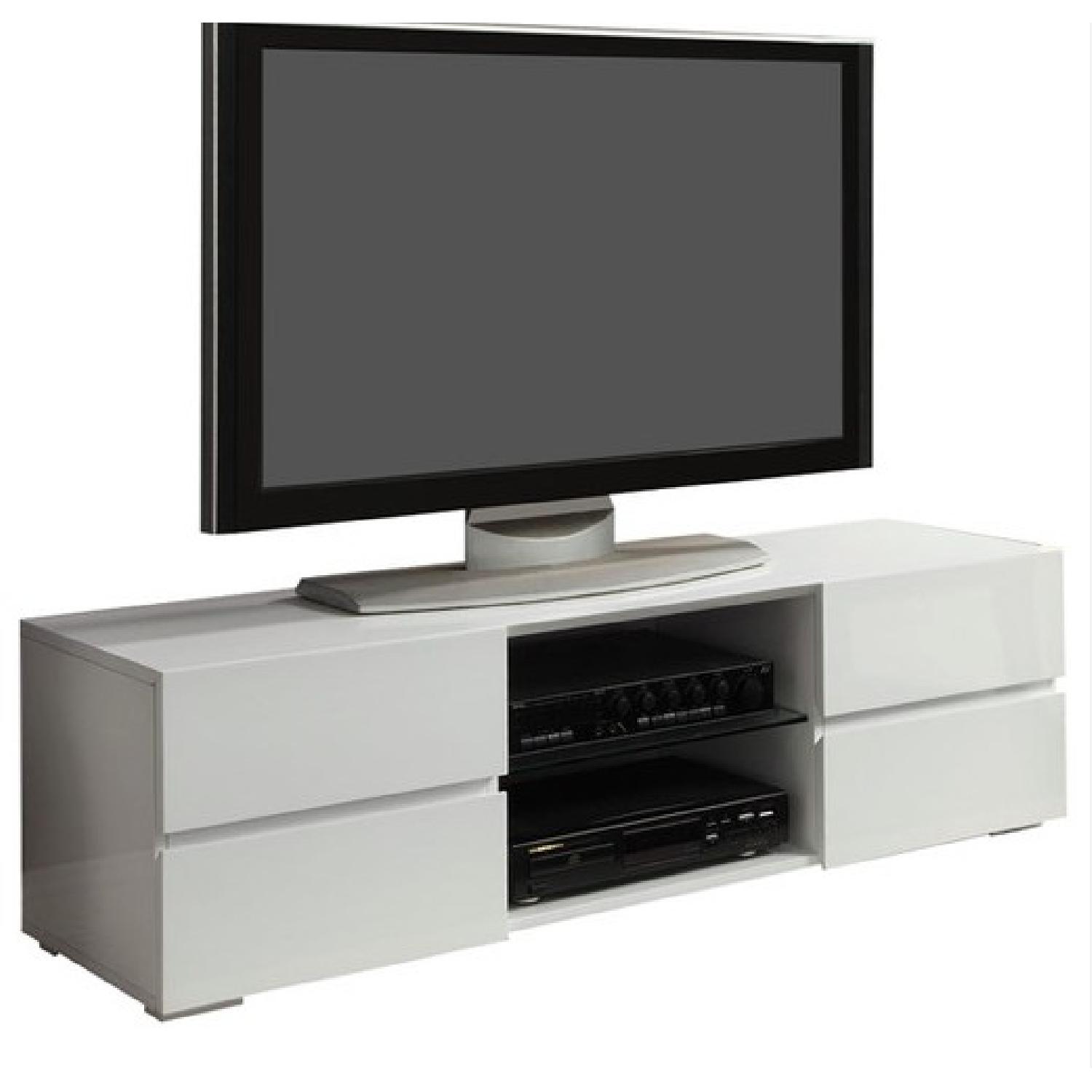 dCOR Design TV Stand/ Media Console with Storage - image-1