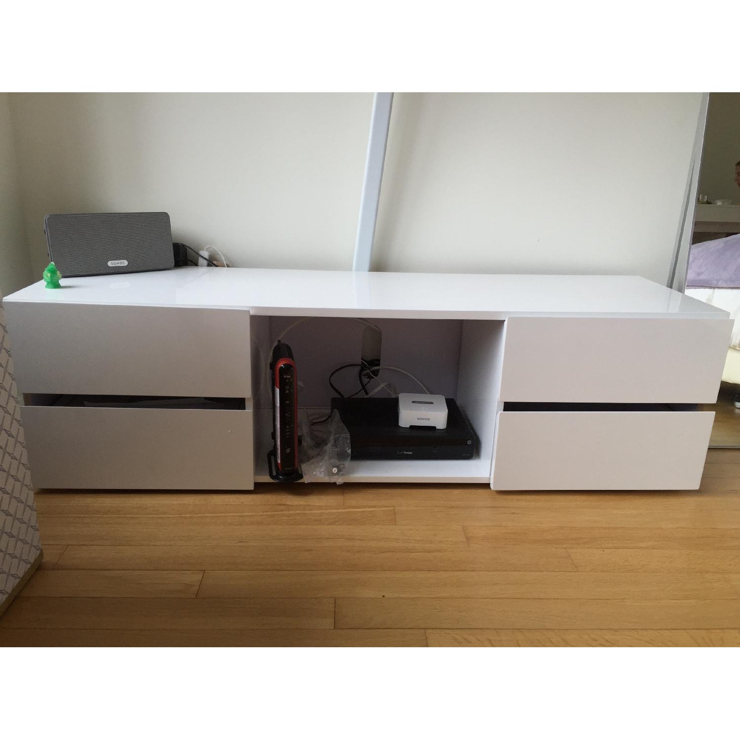 dCOR Design TV Stand/ Media Console with Storage - image-2