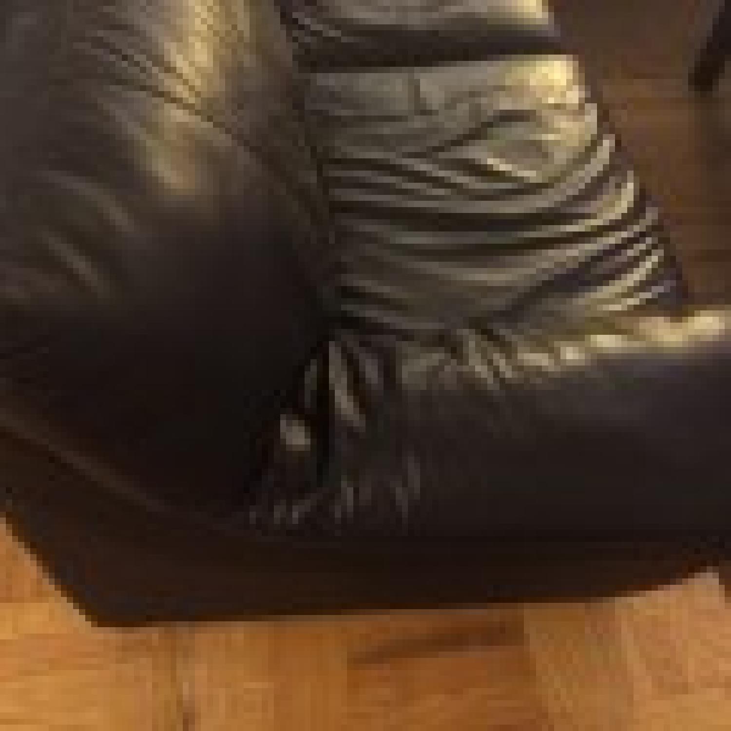 Ikea Black Leather Couch - image-4