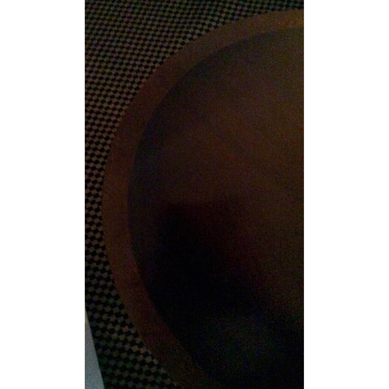 Antique Round Side Table w/ Drawer - image-2