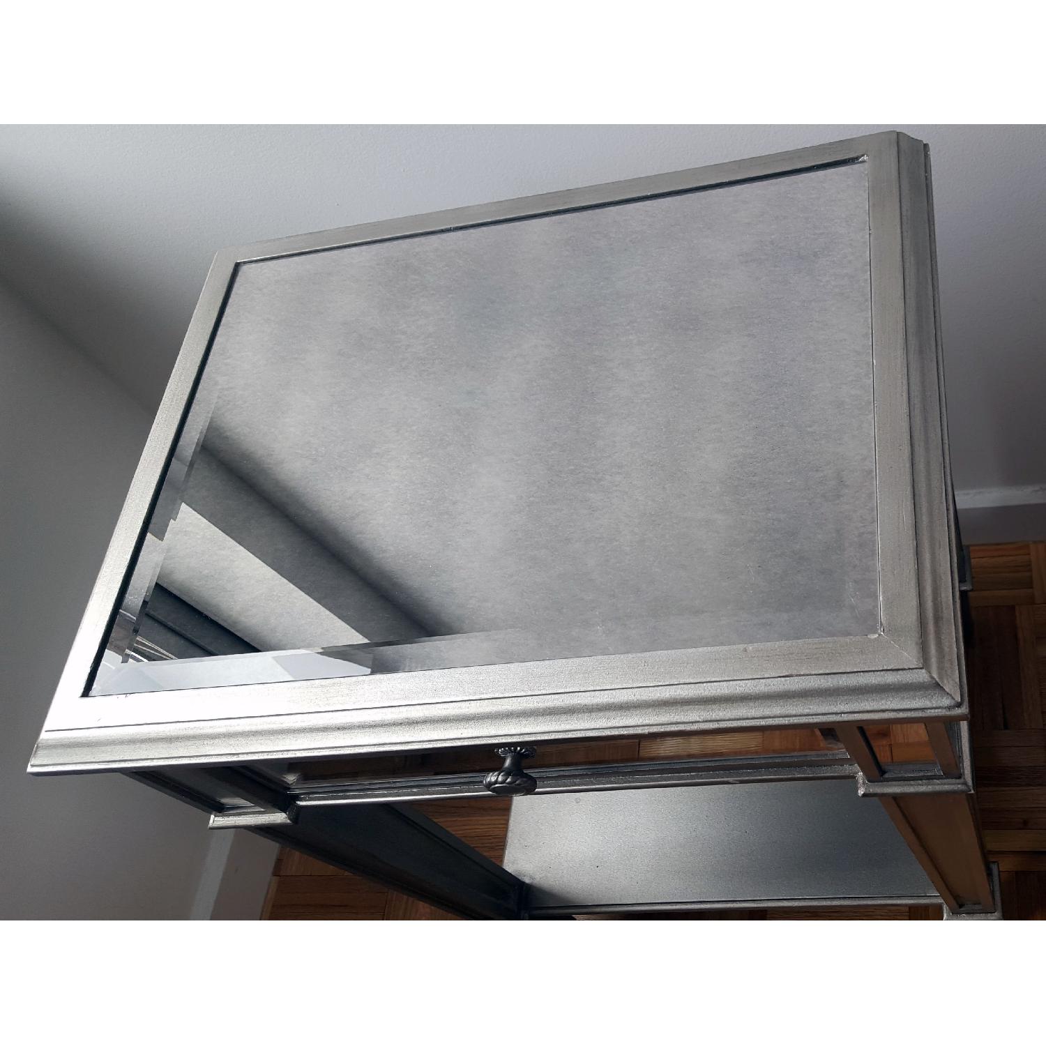 Pier 1 Hayworth Silver Night Stand - image-6