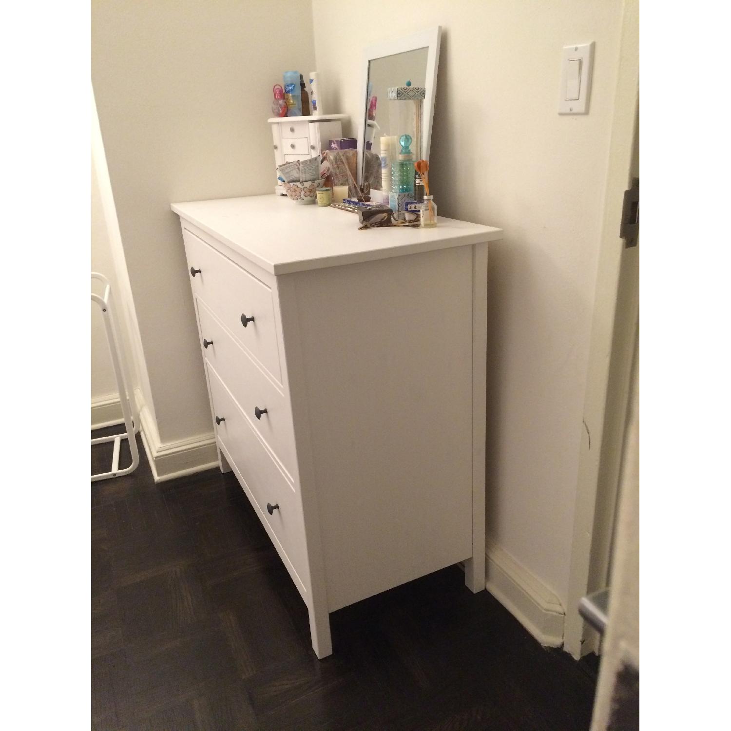 Ikea White 3 Drawer Dresser/Chest - image-2
