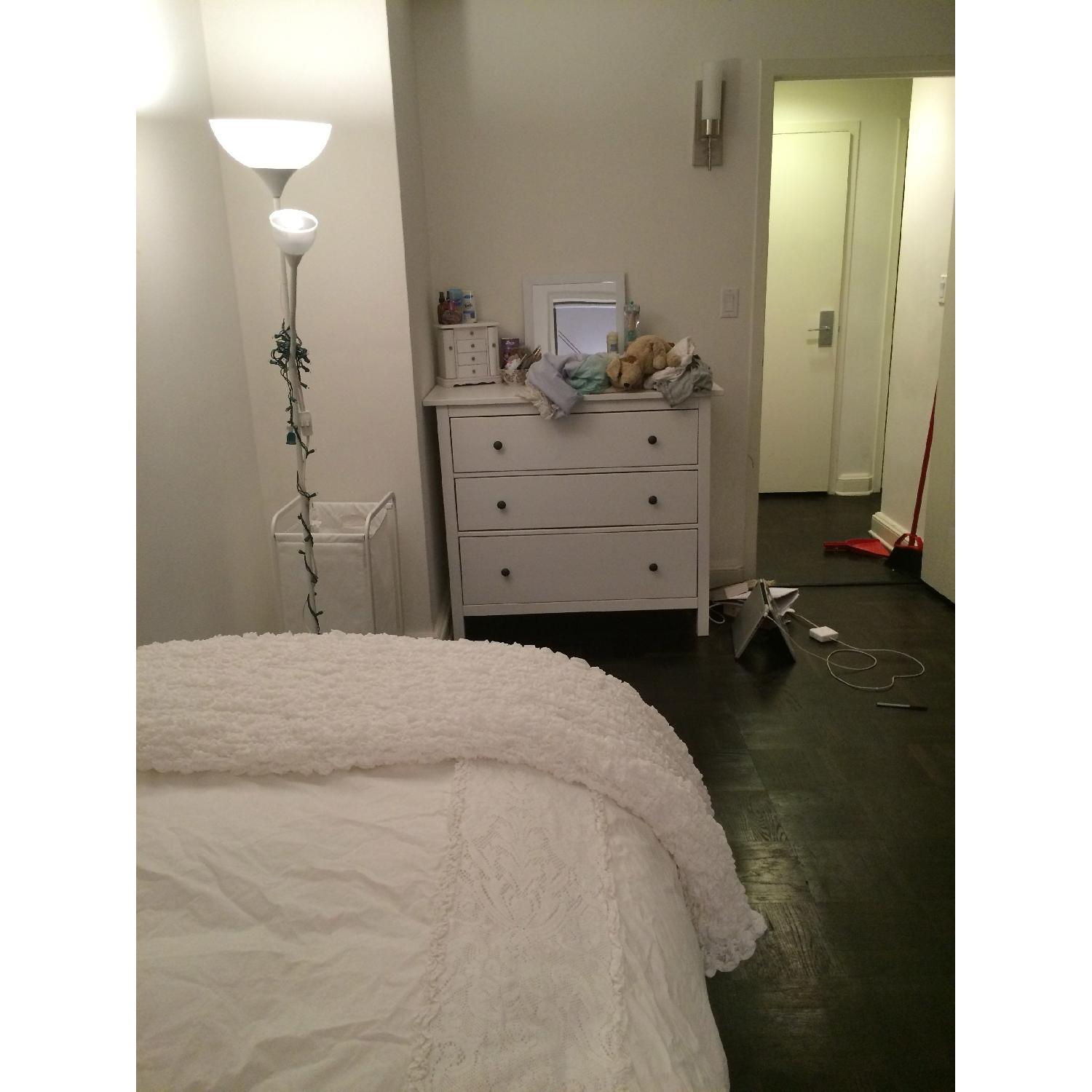 Ikea White 3 Drawer Dresser/Chest - image-4