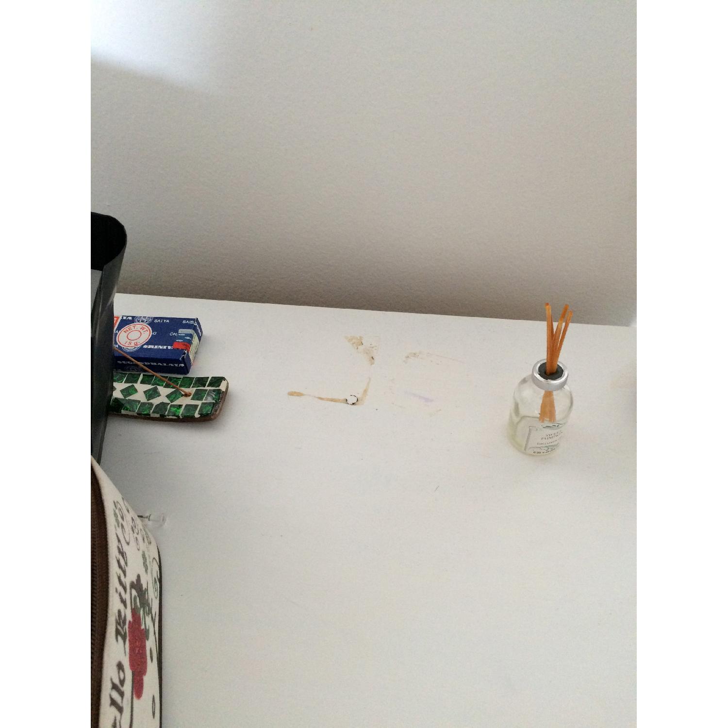 Ikea White 3 Drawer Dresser/Chest - image-5