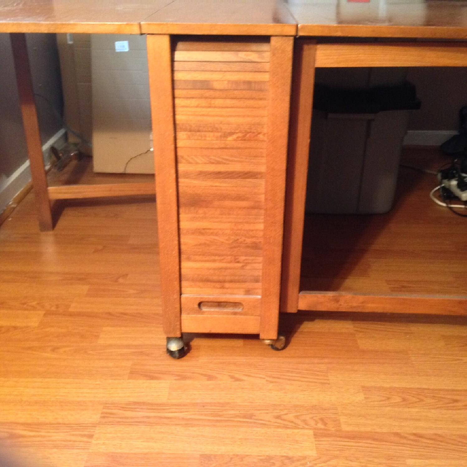 Portable Dining Table w/ 4 Folding Chairs - image-6