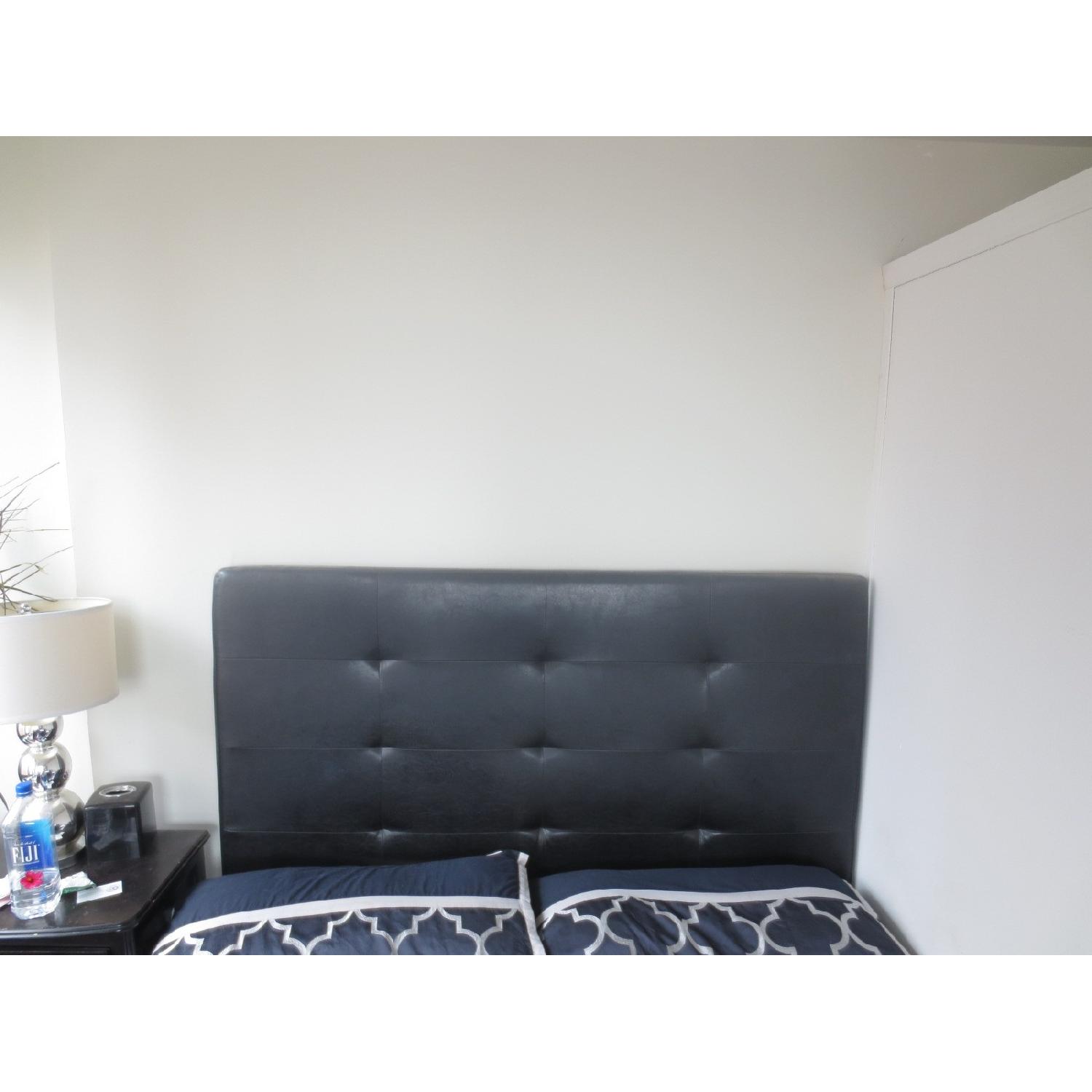 Queen Leatherette Bed Frame - image-6