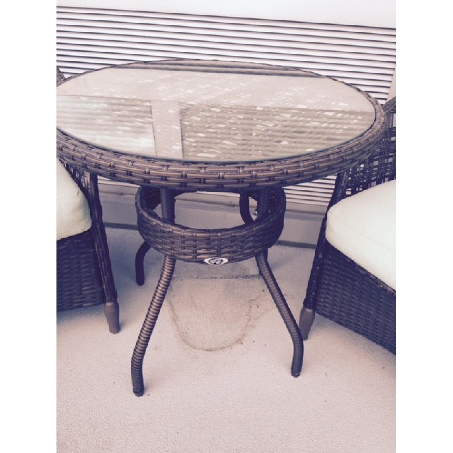 Hampton Bay Summer Patio Bistro Set with Ottomans - image-4