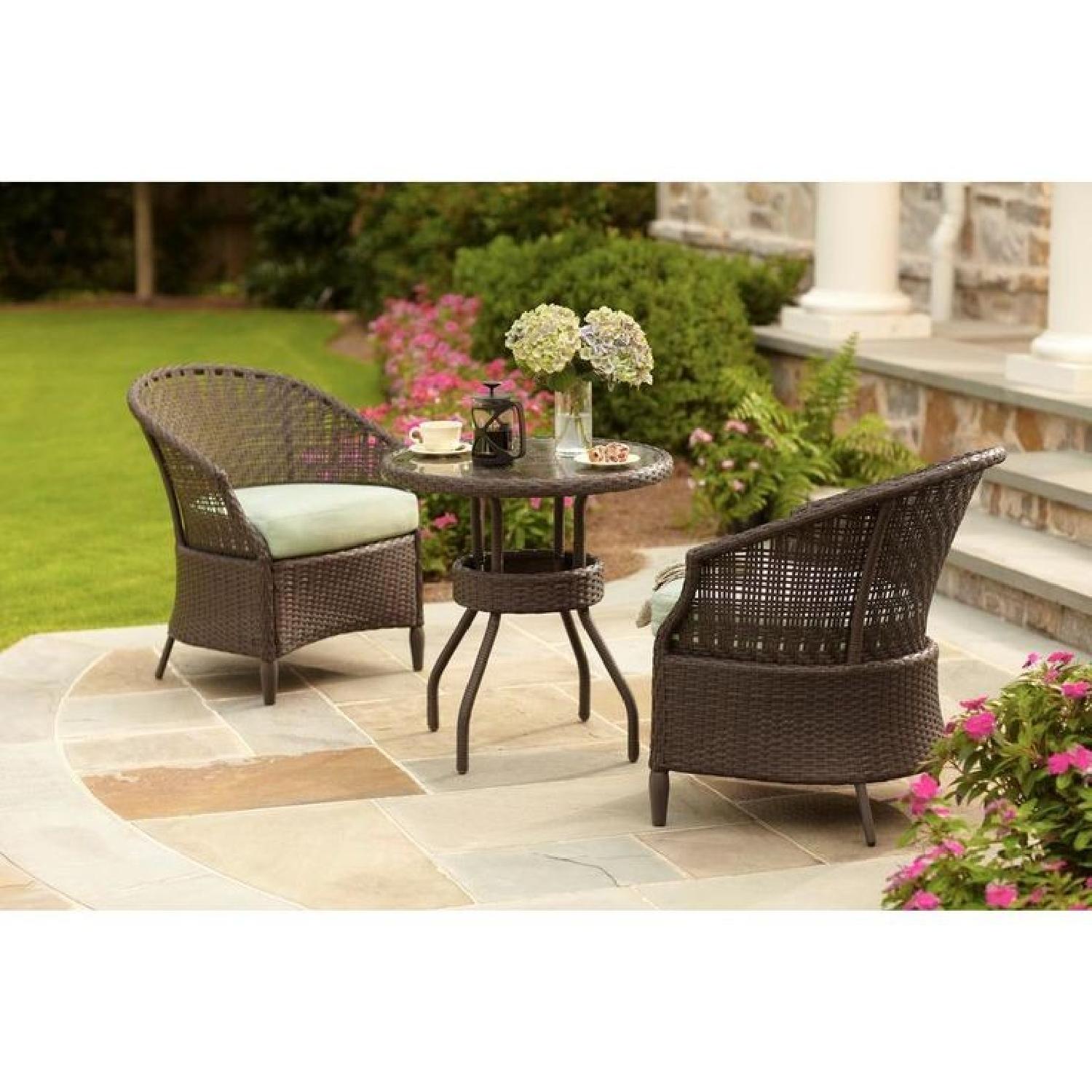 Hampton Bay Summer Patio Bistro Set with Ottomans - image-6