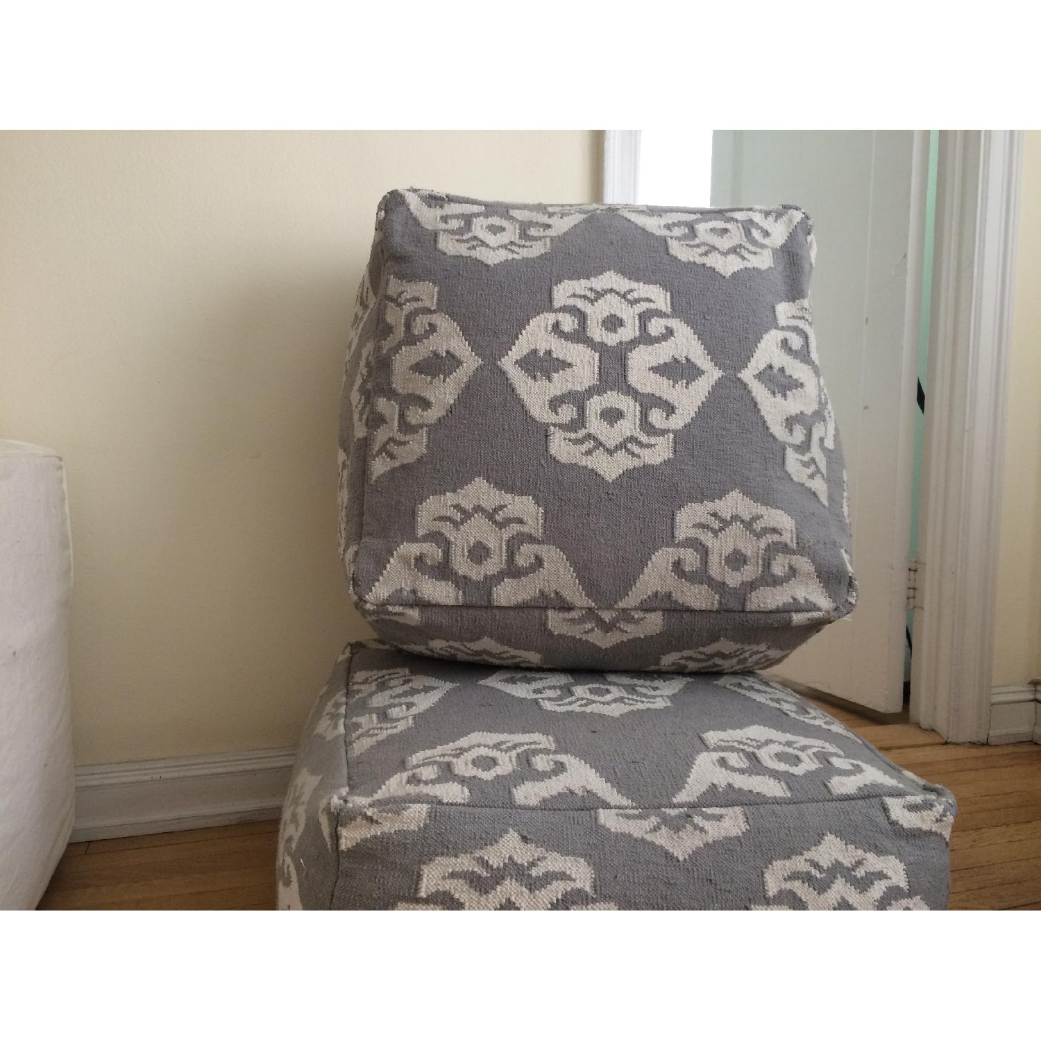 West Elm Pouf/Ottoman - image-2