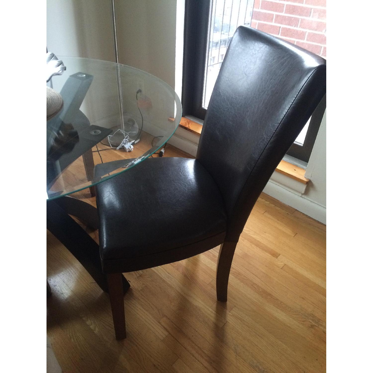 Pier 1 Simon X Dining Table in Espresso w/ 4 Dining Chairs - image-4