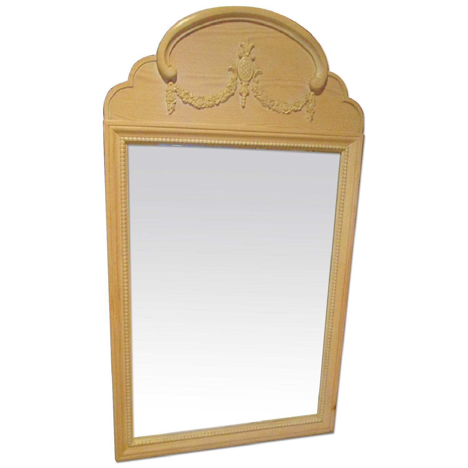 Lexington Furniture Off White Wood Mirror - image-0