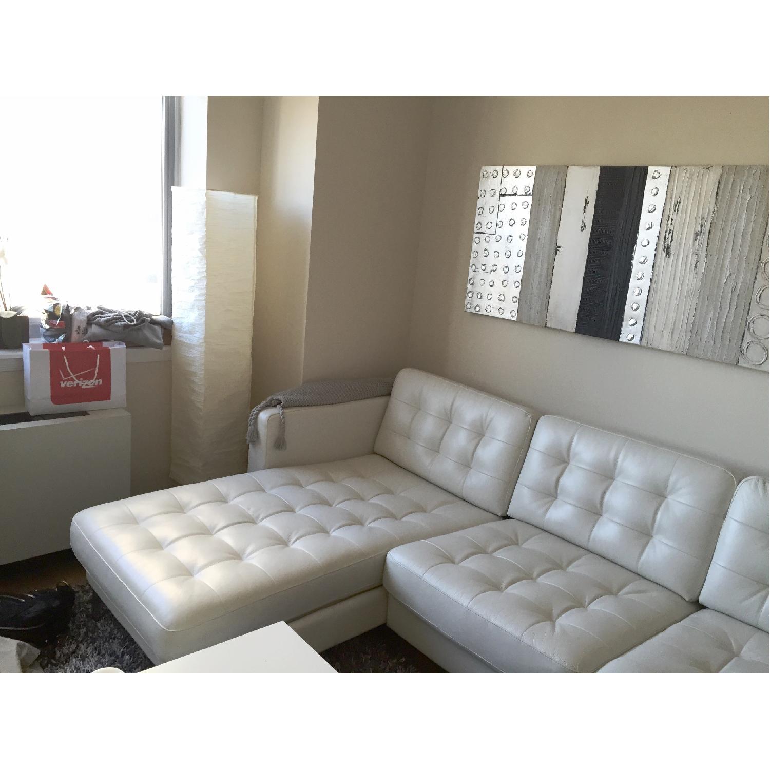 Ikea Landskrona Collection White Sectional Sofa - image-2