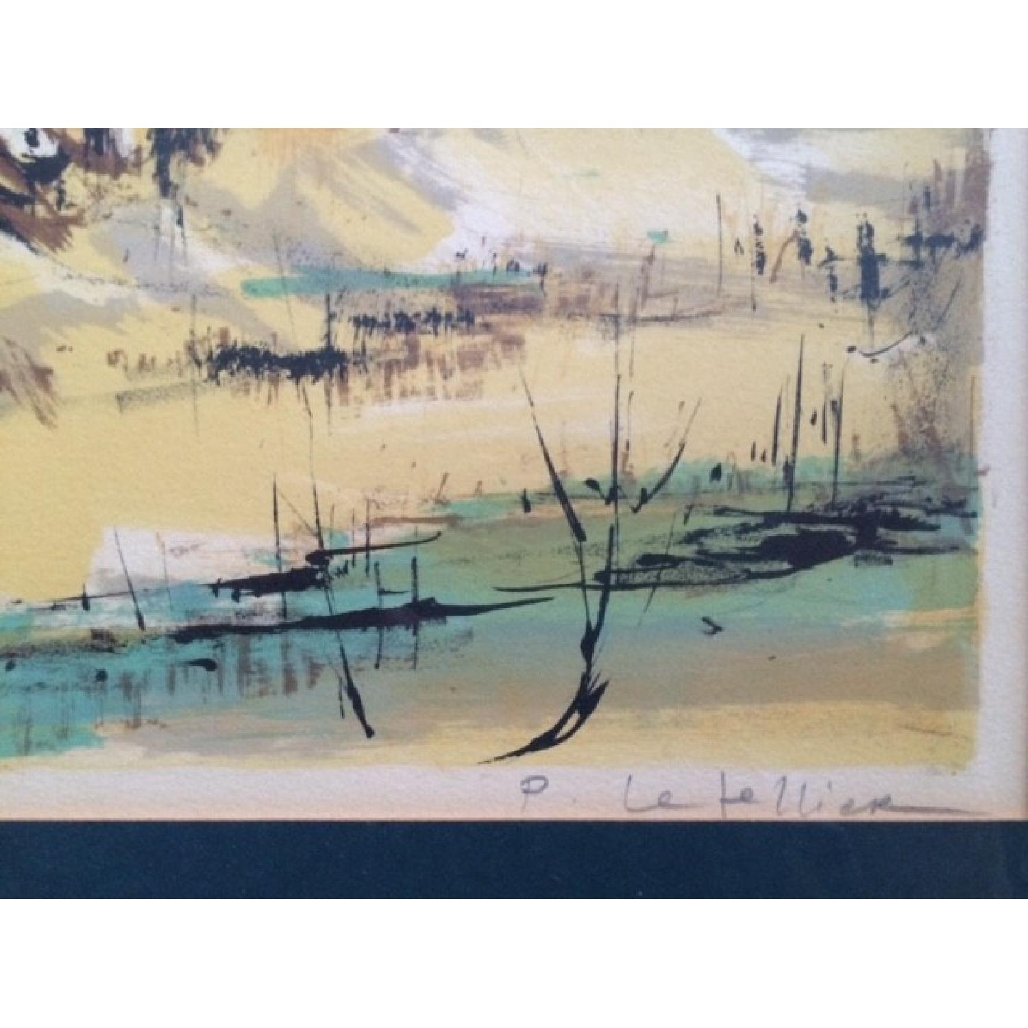 Original Signed and Numbered Limited Edition Lithograph by Pierre Letellier - image-3