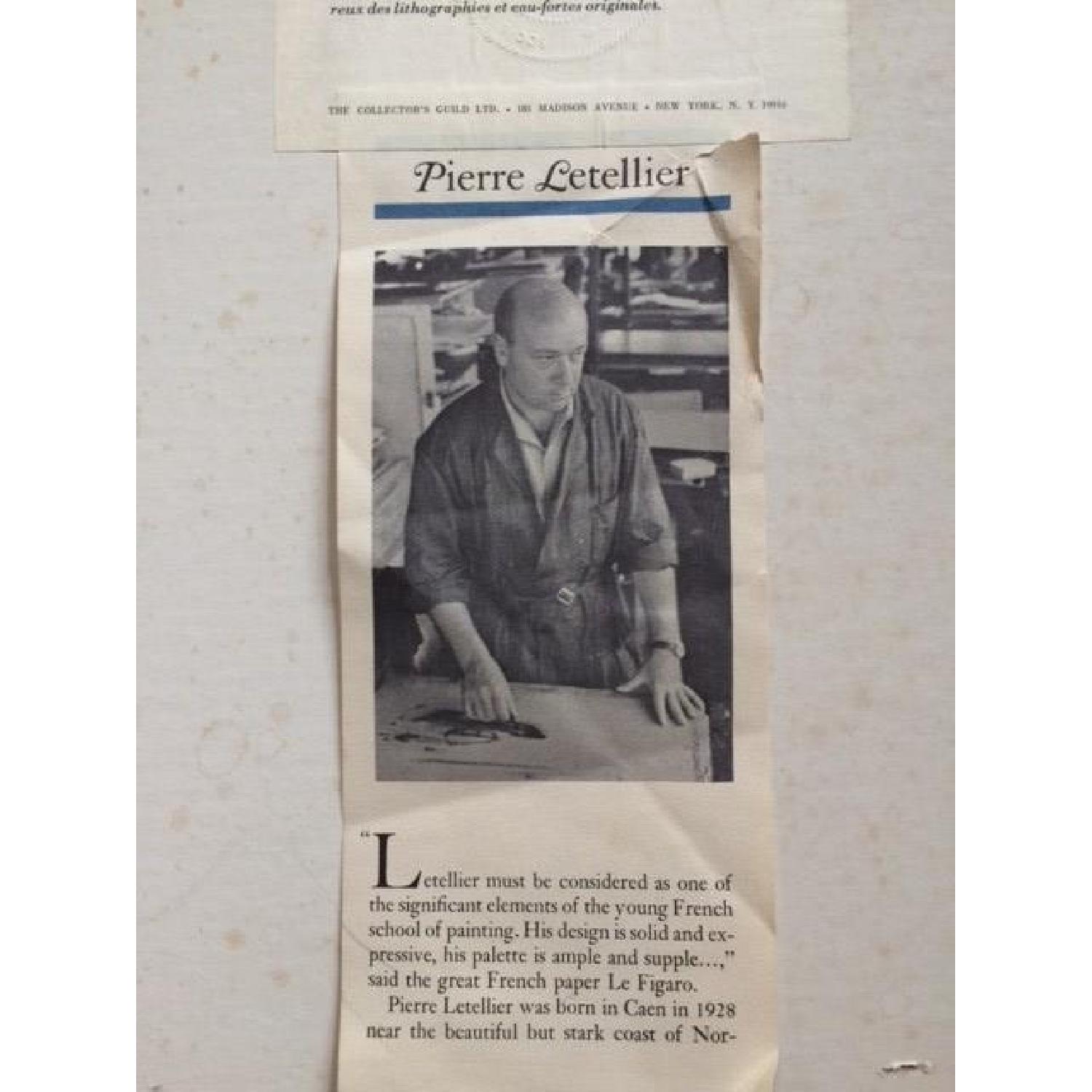 Original Signed and Numbered Limited Edition Lithograph by Pierre Letellier - image-4