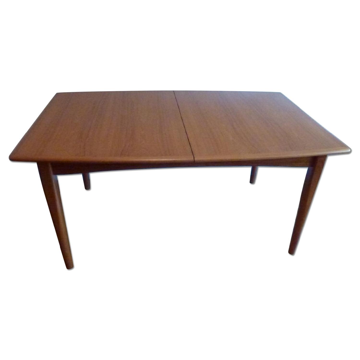 Danish Mid Century Modern Teak 8 Piece Dining Room Set AptDeco