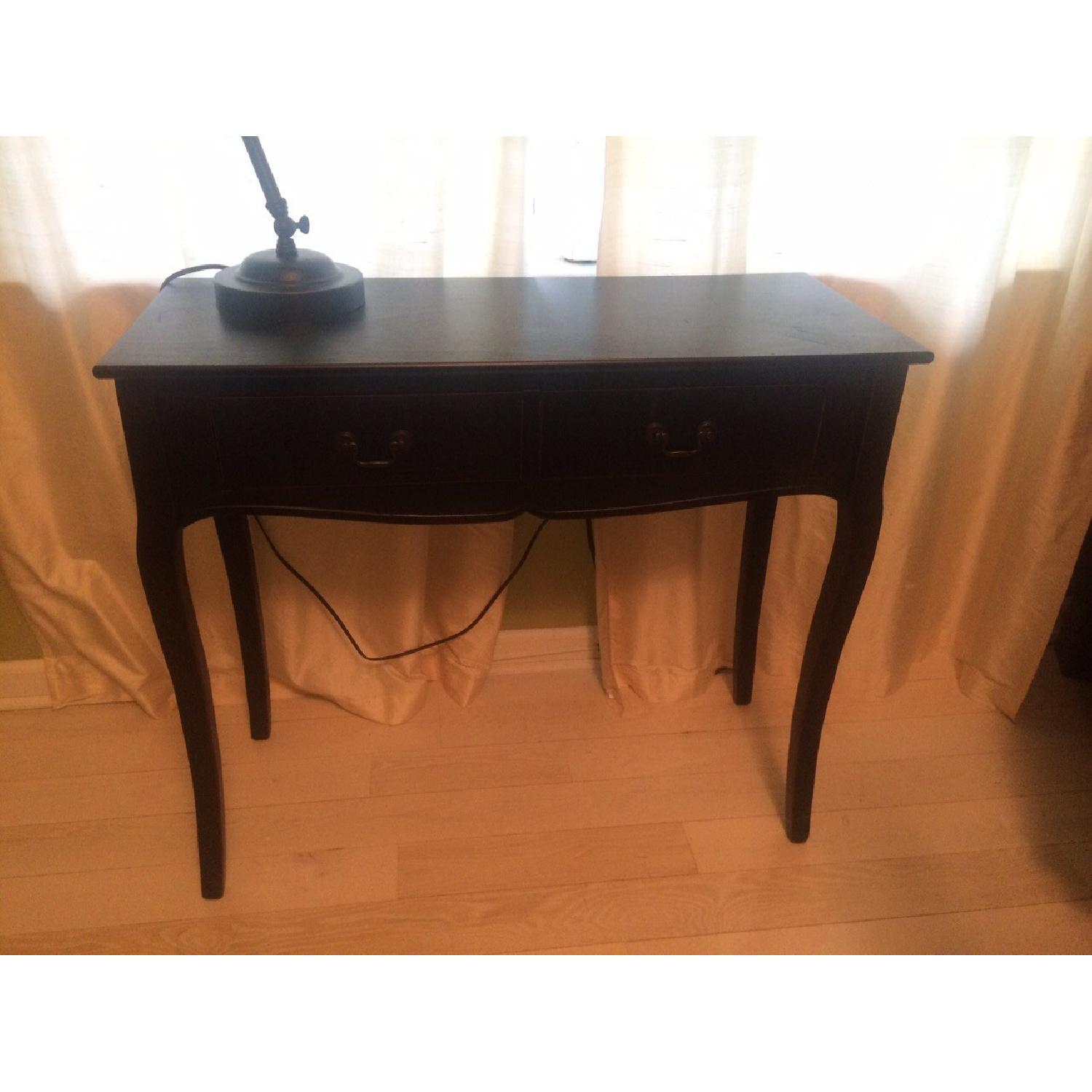 Black Wood Desk - image-1