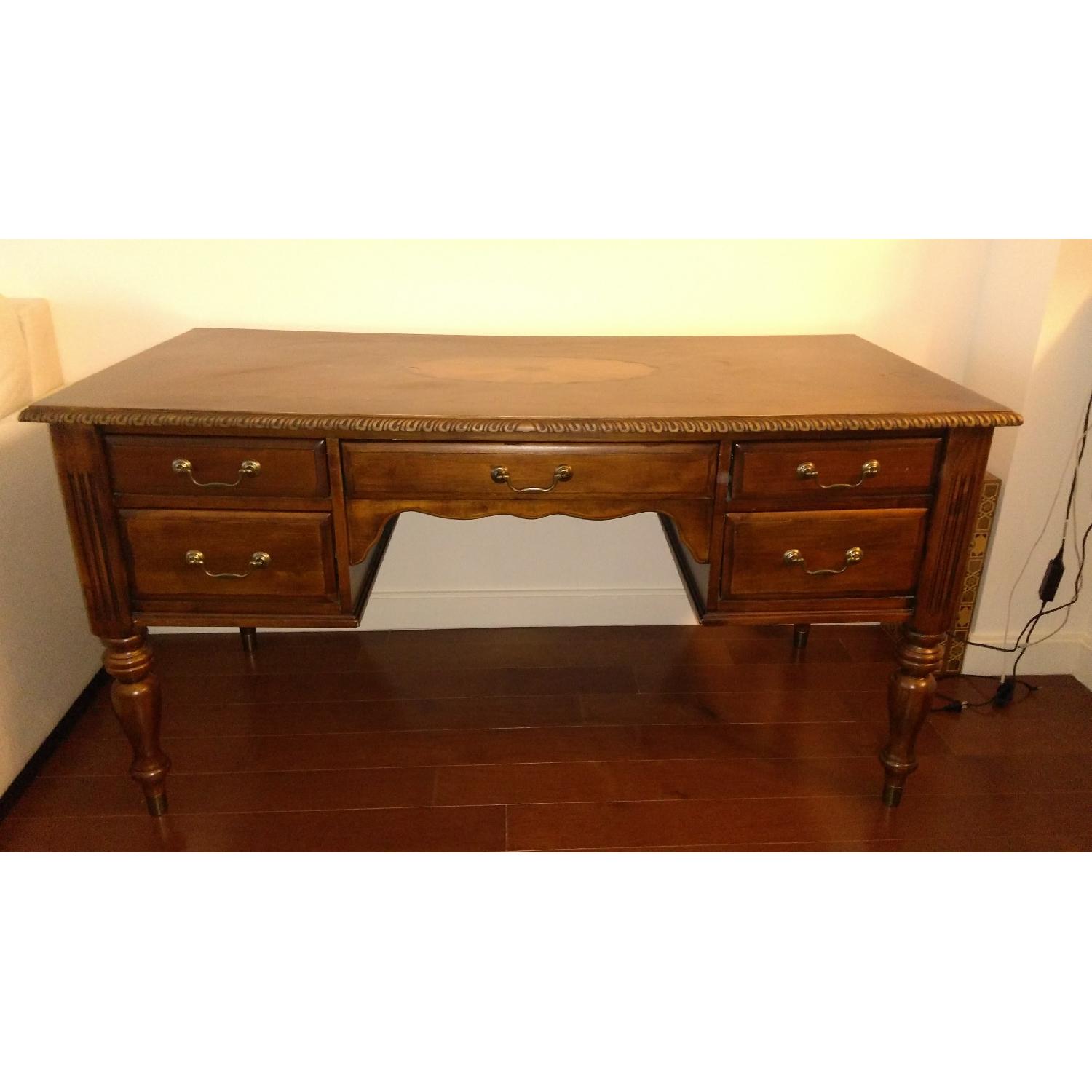 Rustic Wood Desk - image-1
