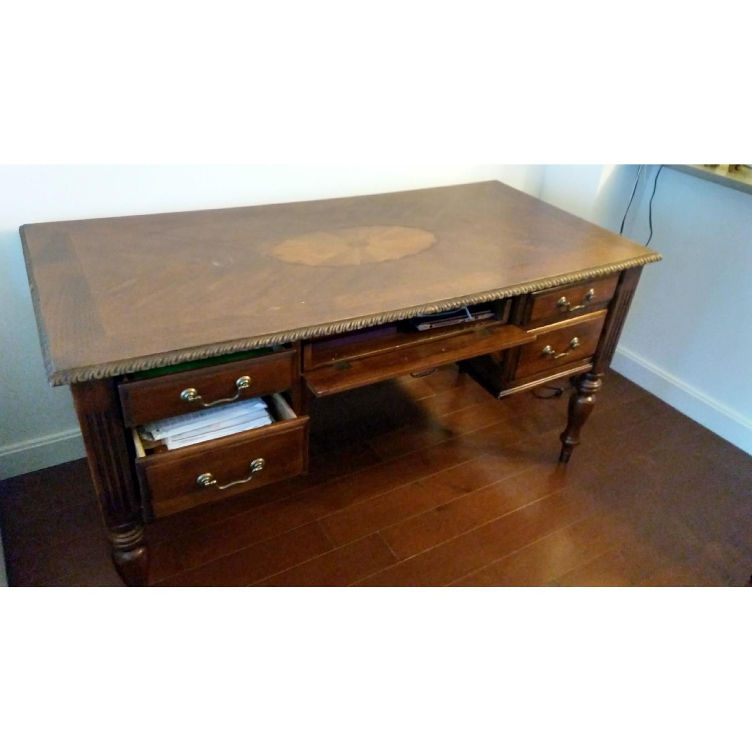Rustic Wood Desk - image-2