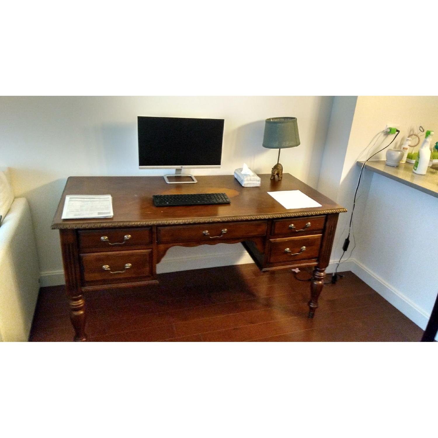 Rustic Wood Desk - image-3