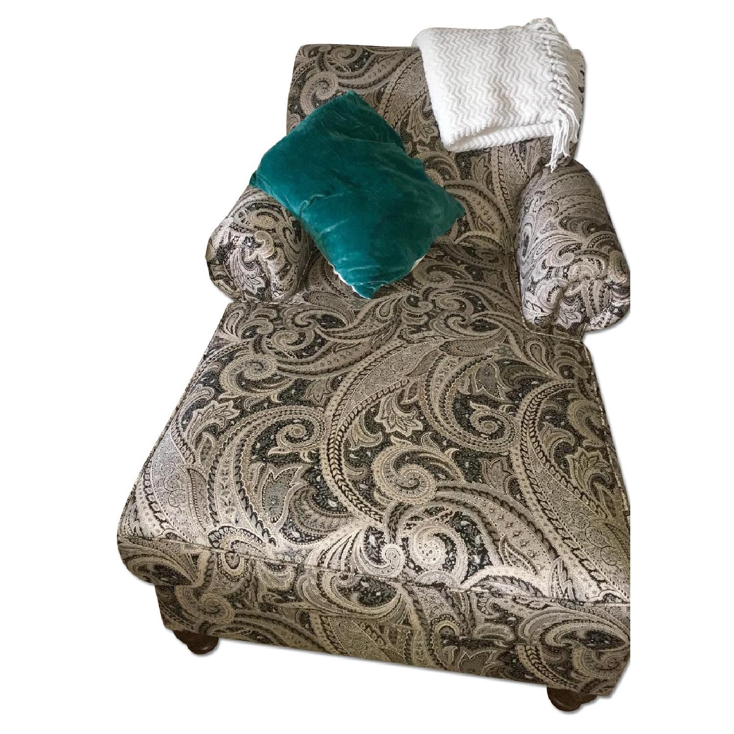 Beautyrest Couch + Chaise & Ottoman - image-6