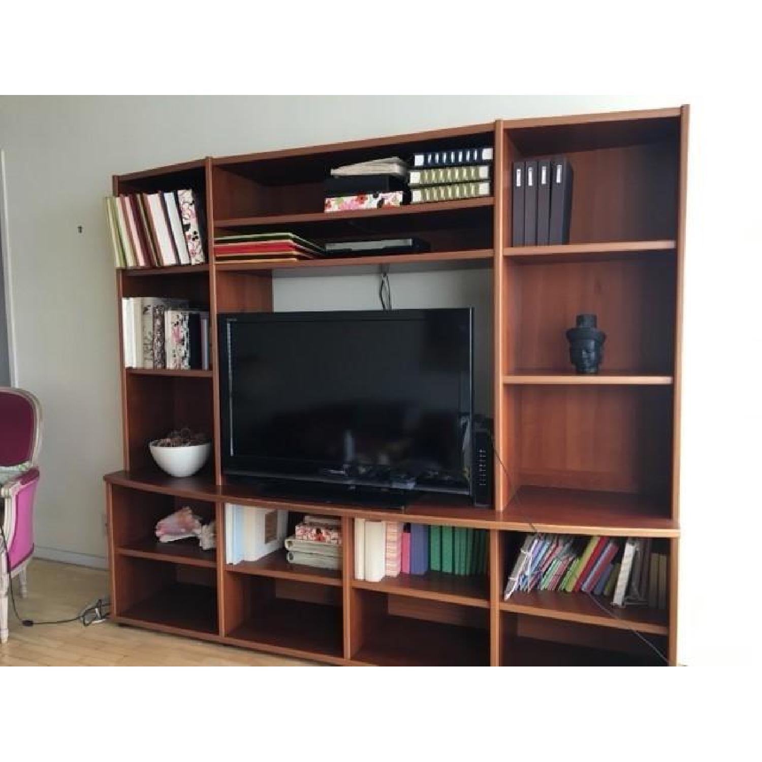 Three Section Wall Unit/Enertainment Center - image-1