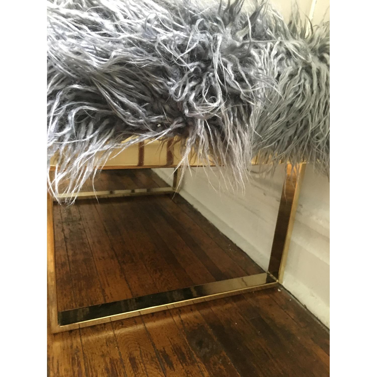Safavieh Maia Faux Sheepskin Bench - image-3