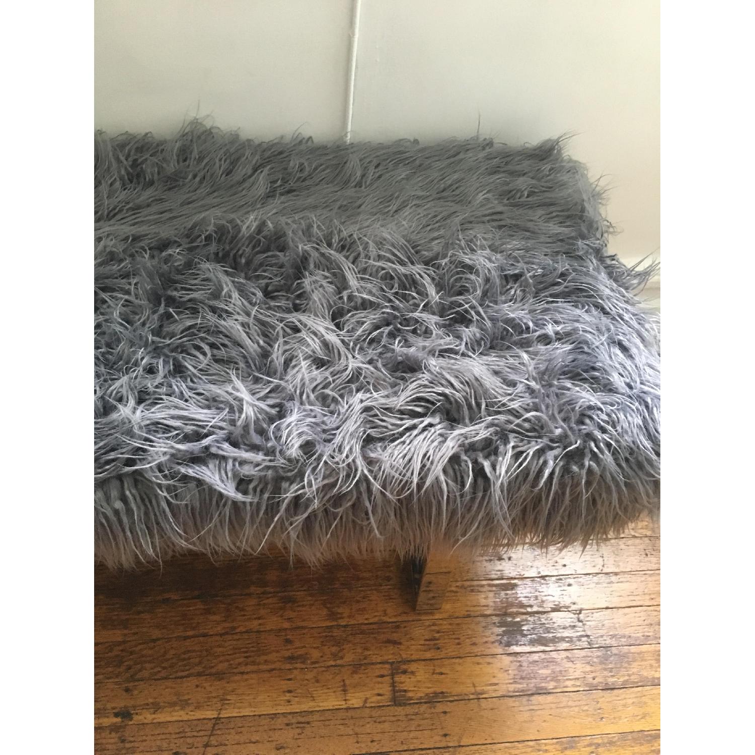 Safavieh Maia Faux Sheepskin Bench - image-4