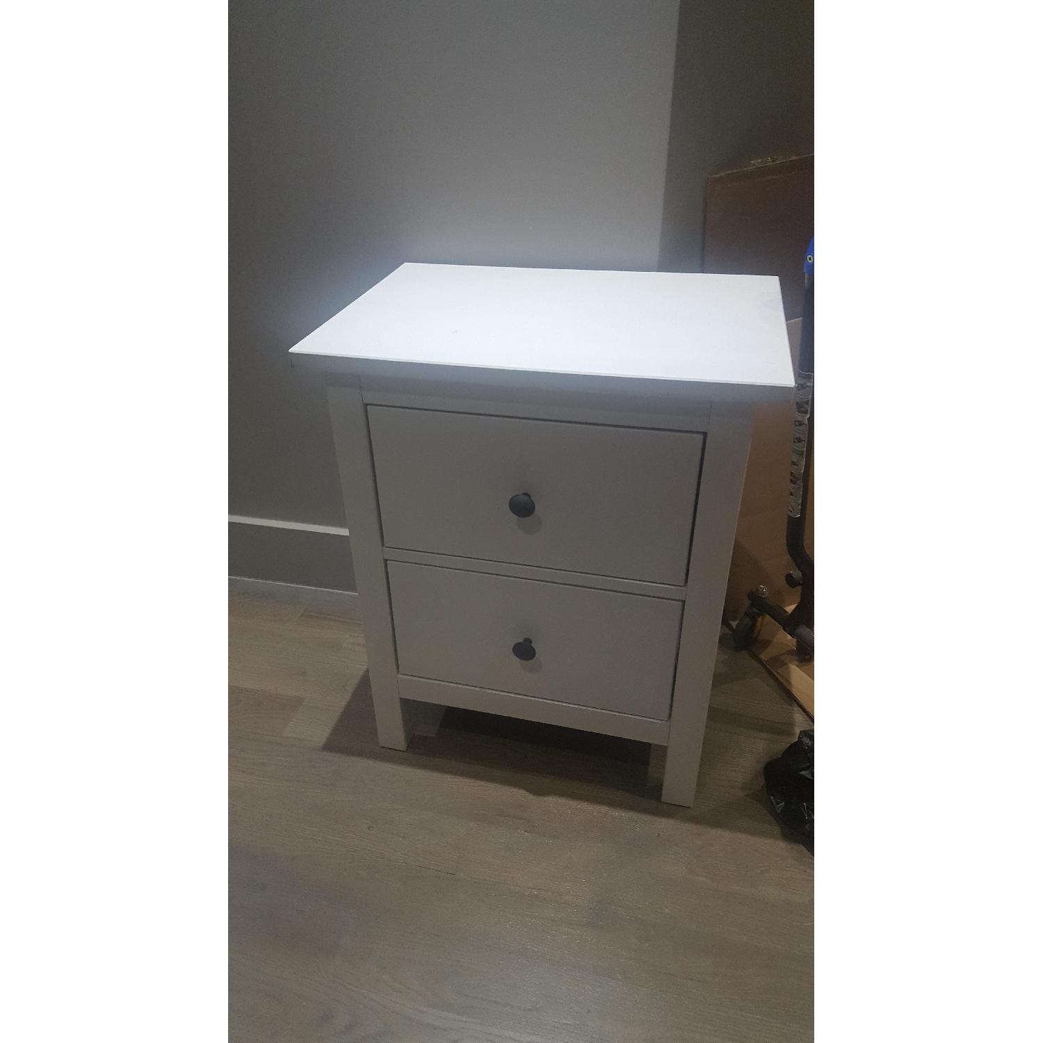 Ikea Hemnes 2-Drawer Nightstand - image-1