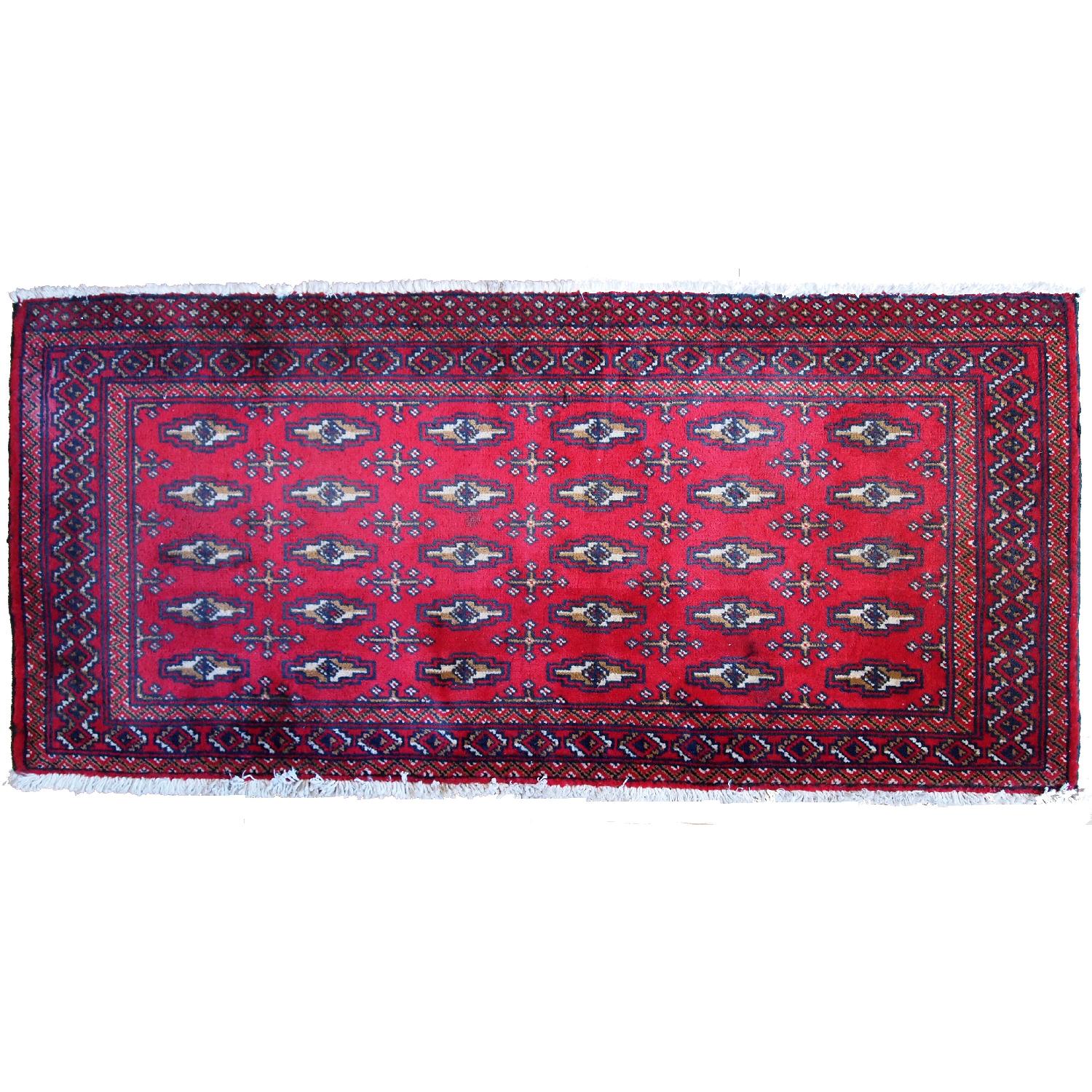 Vintage 1970s Turkoman Tekke Rug - image-1