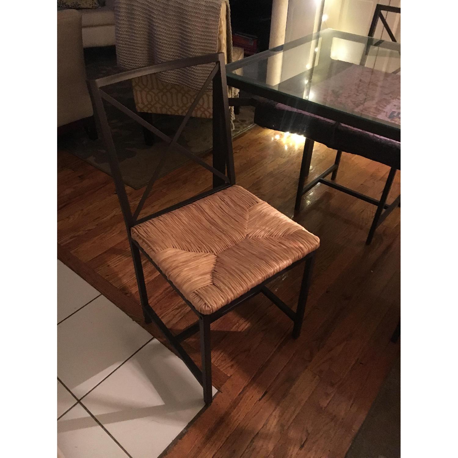 Ikea Granas Glass Top Table w/ 4 Chairs AptDeco
