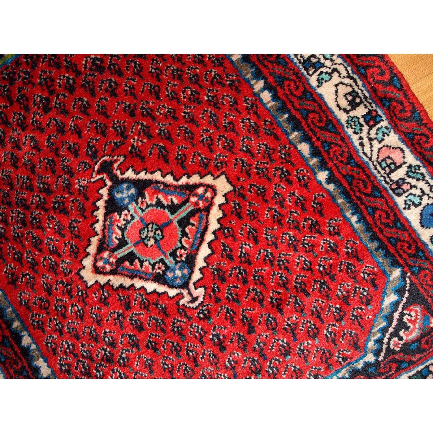 Vintage 1980s Persian Hamadan Rug - image-1