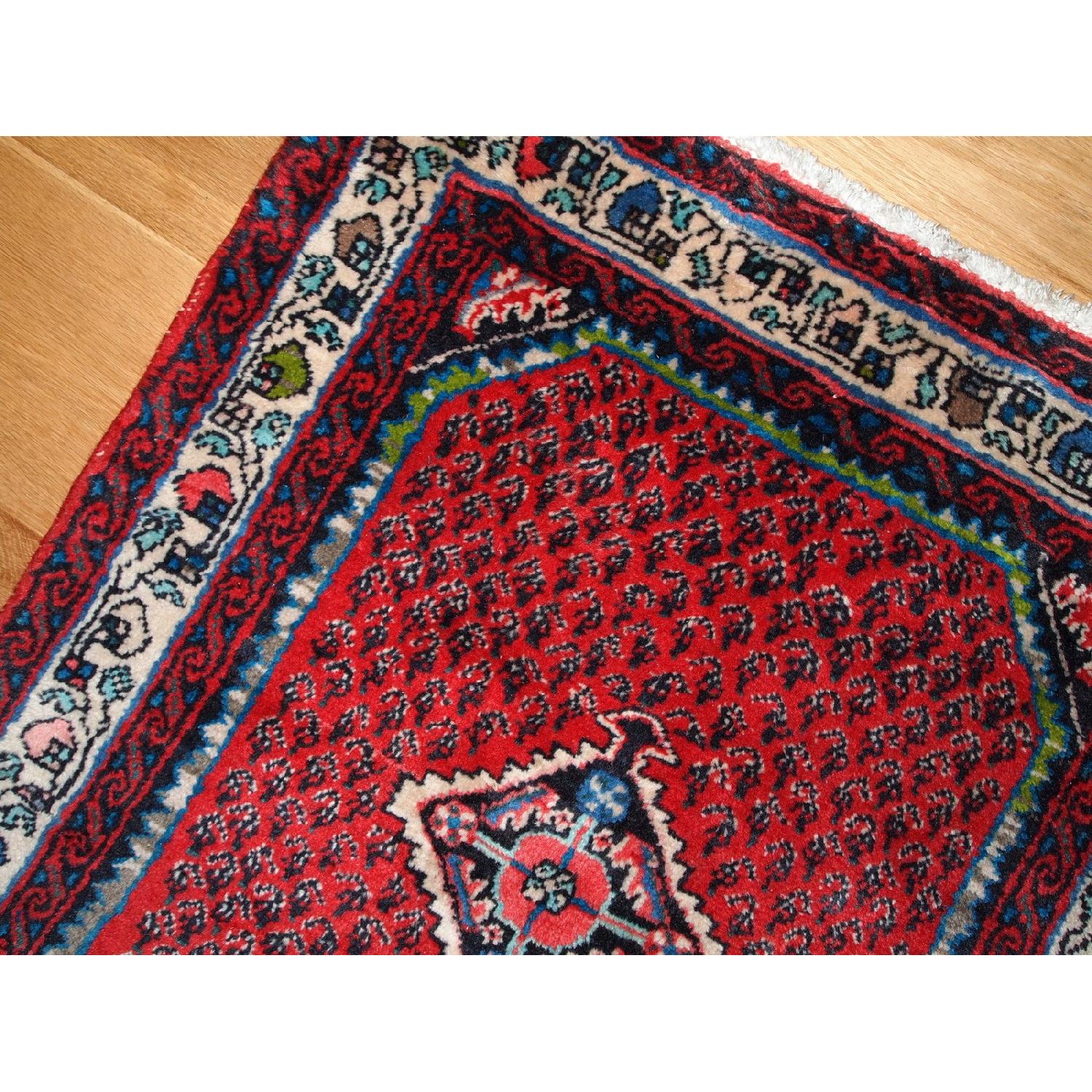 Vintage 1980s Persian Hamadan Rug - image-2