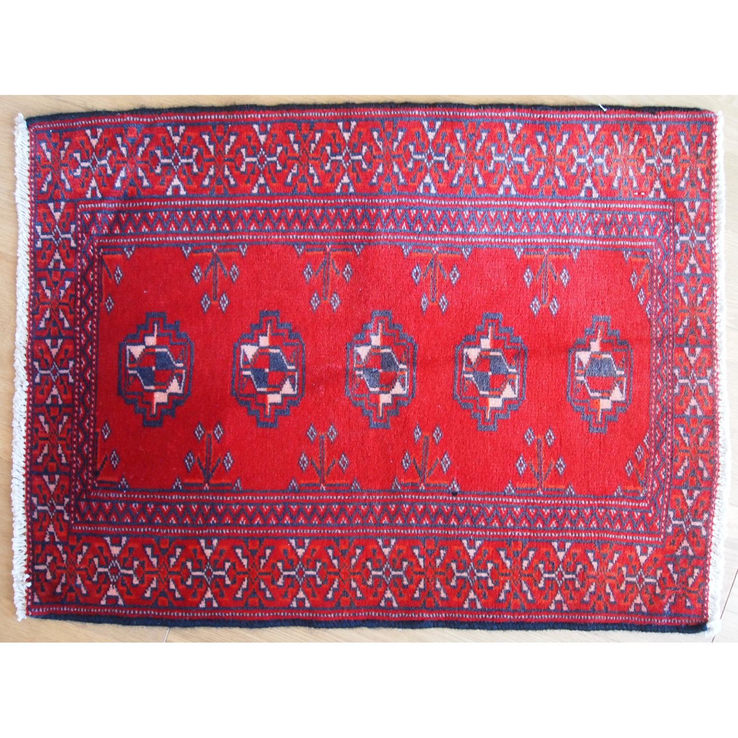 Vintage 1970s Turcoman Rug - image-2
