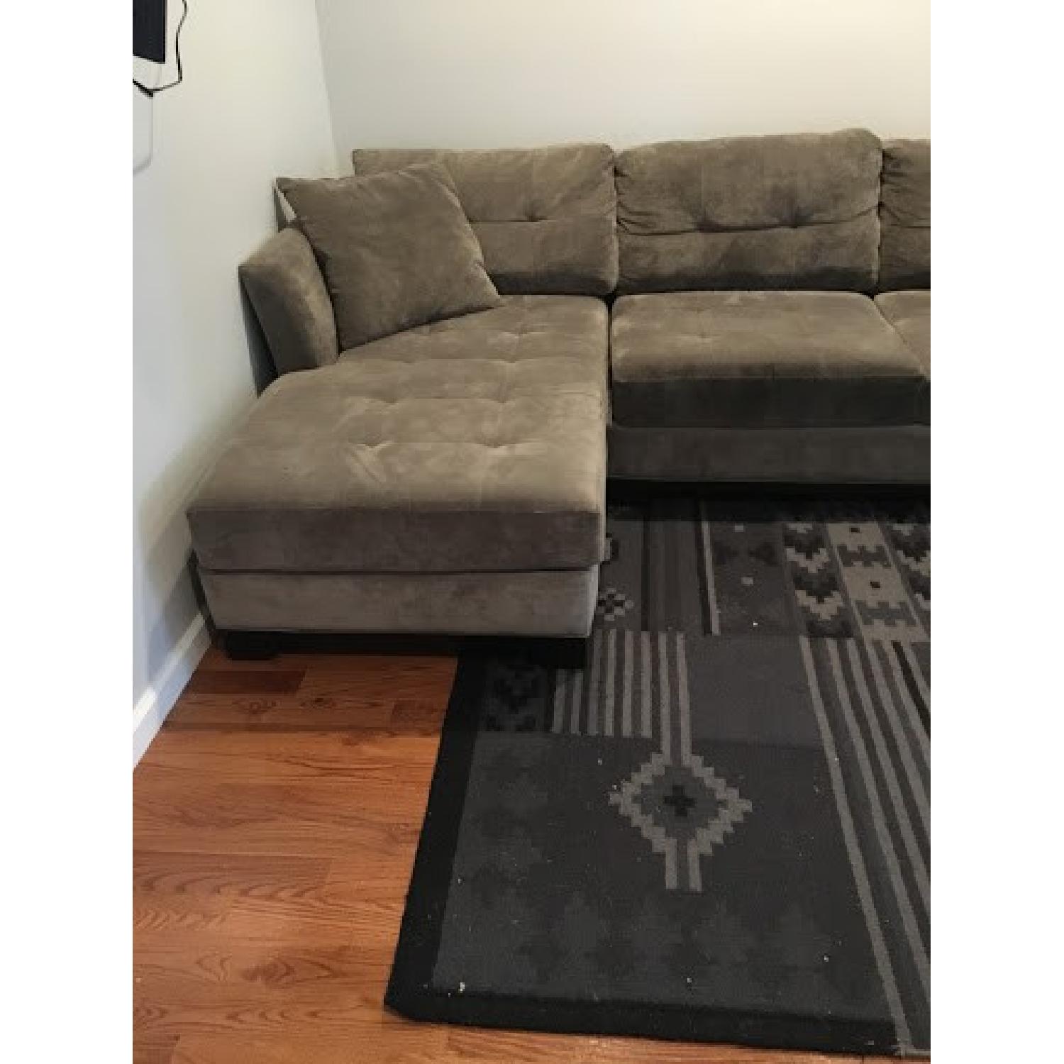 Macy's U-Shaped Sectional - image-3