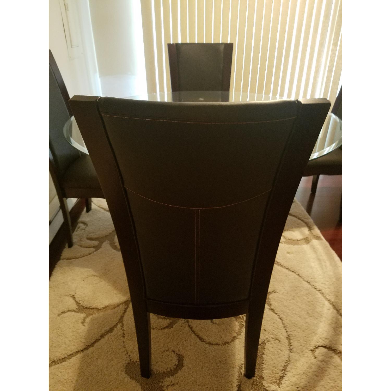 Venice 5 Piece Glass Dining Set - image-5