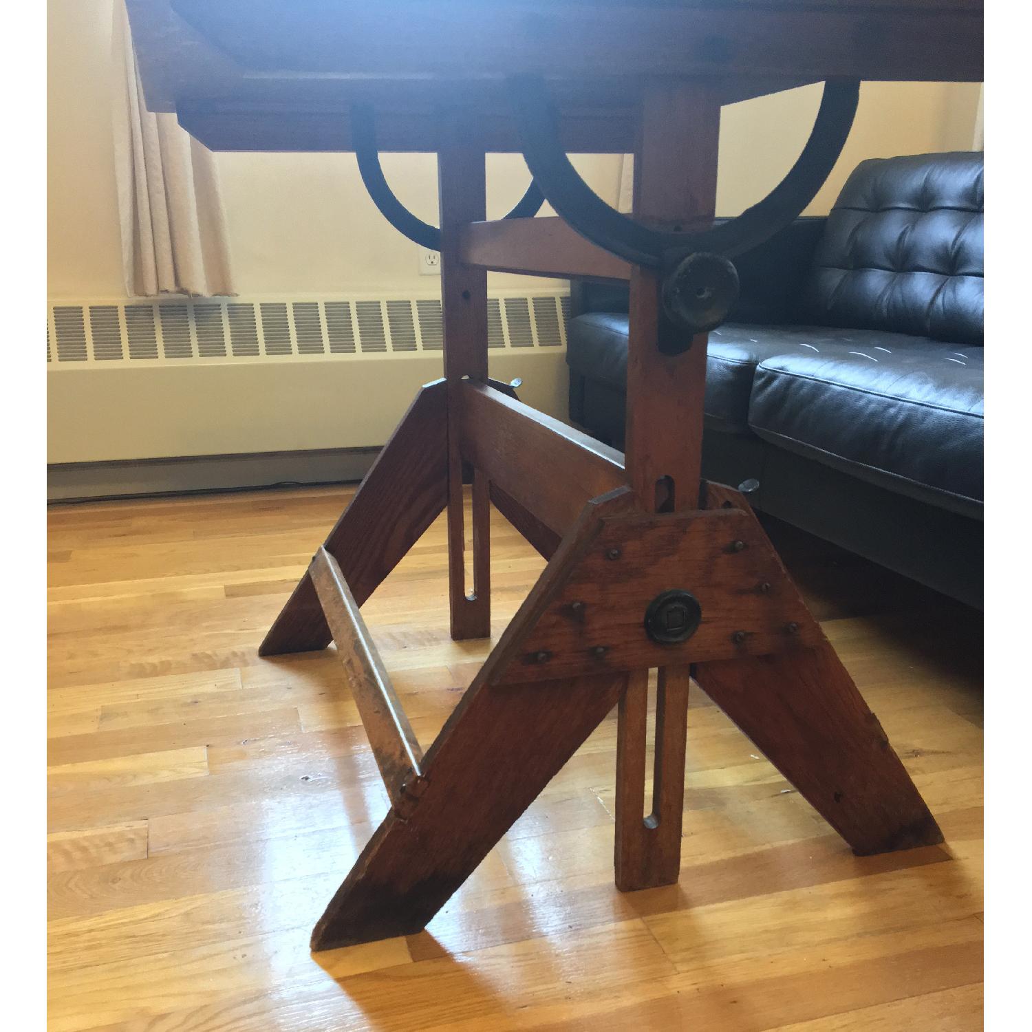 Antique Architect's Drafting Table - image-3